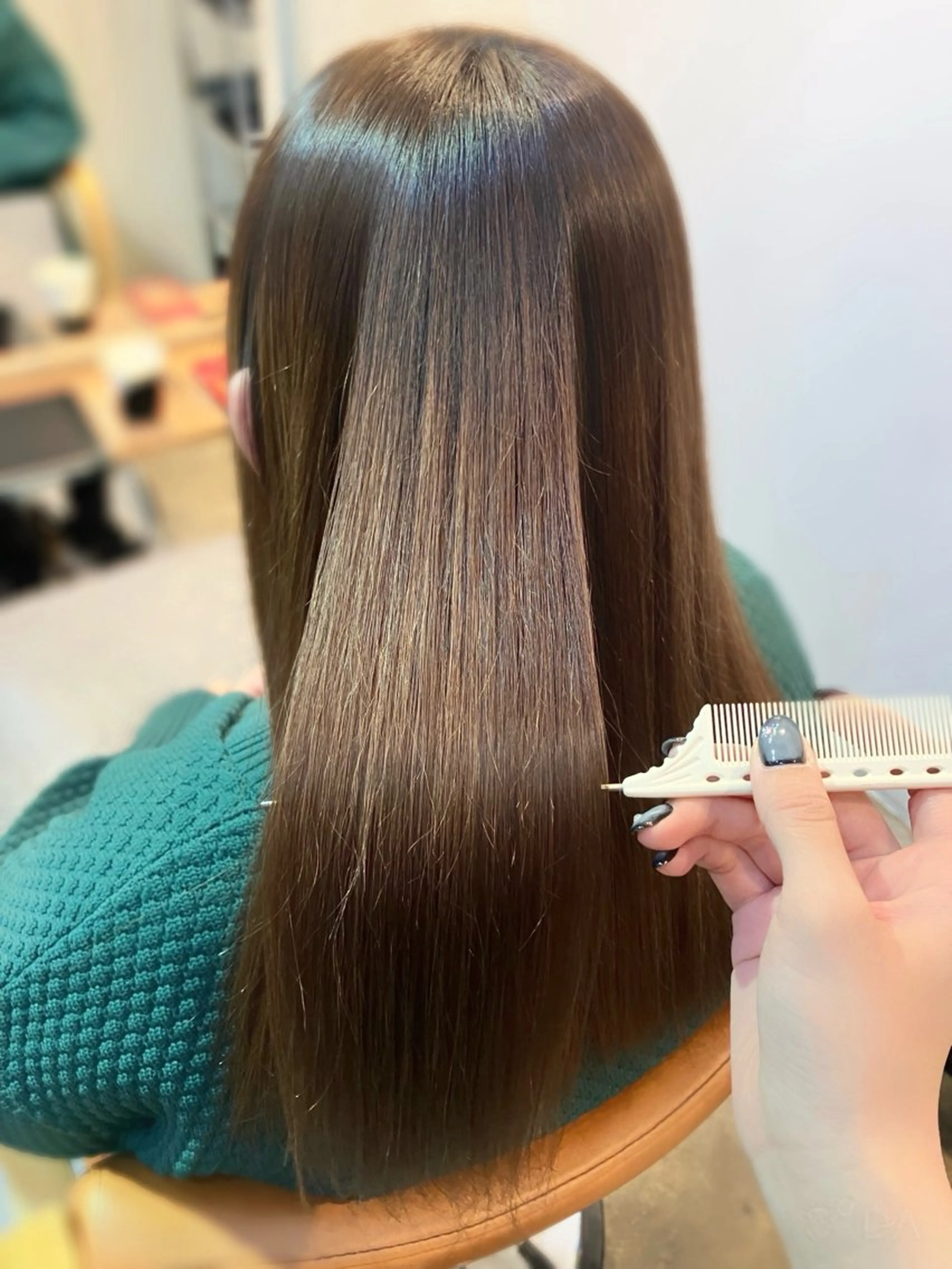 〘 💫ダメージレス矯正💫〙酸性ストレートの写真