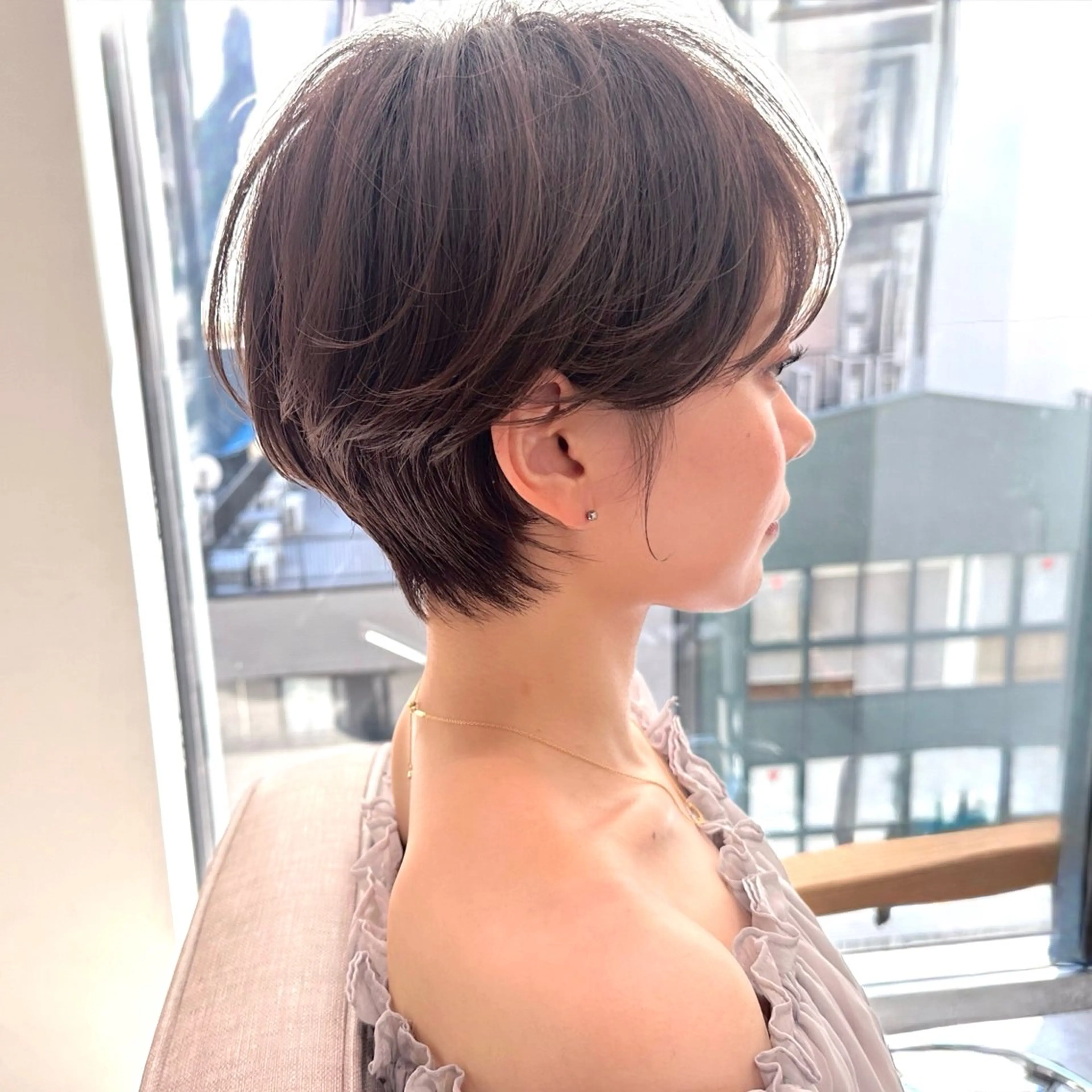 ショート カラー ショートヘア カット ヘアカラー take/ショート& レイヤーカット/銀座のヘアスタイル