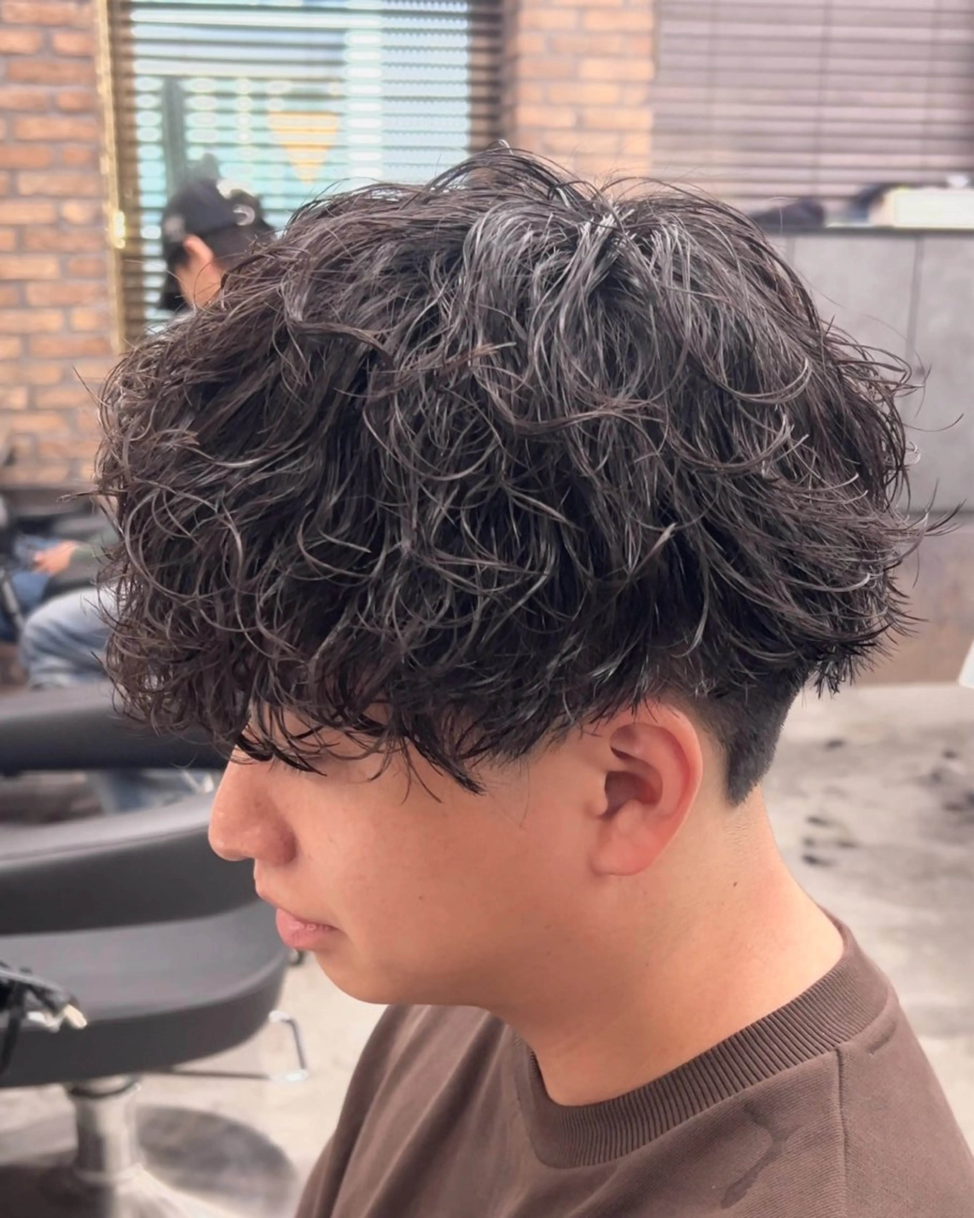 パーマ カット パーマ メンズ特化美容師 💠チナツのヘアスタイル