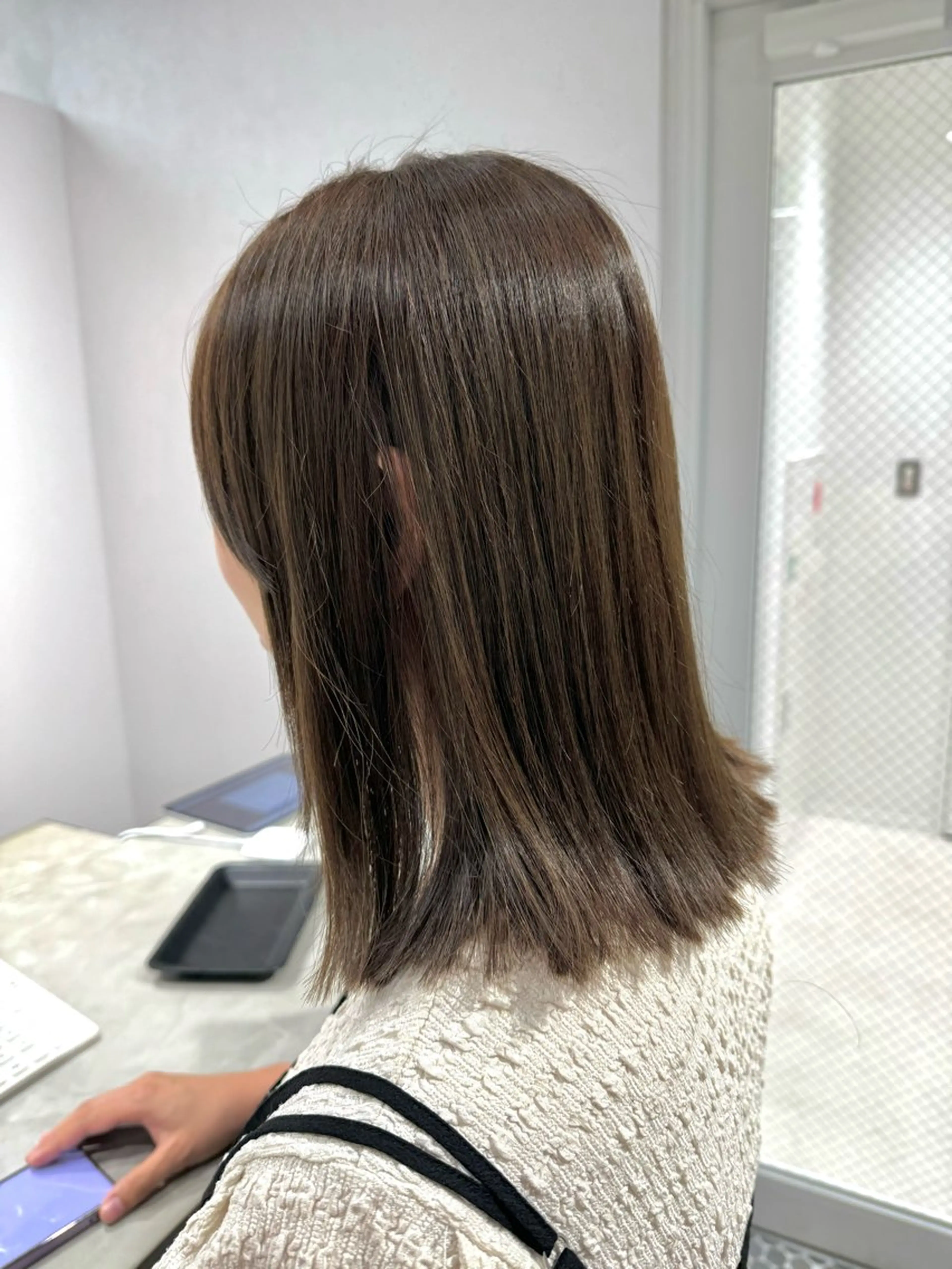 ミディアム ボブ 透明感カラー✴︎ SAYAKAのヘアスタイル