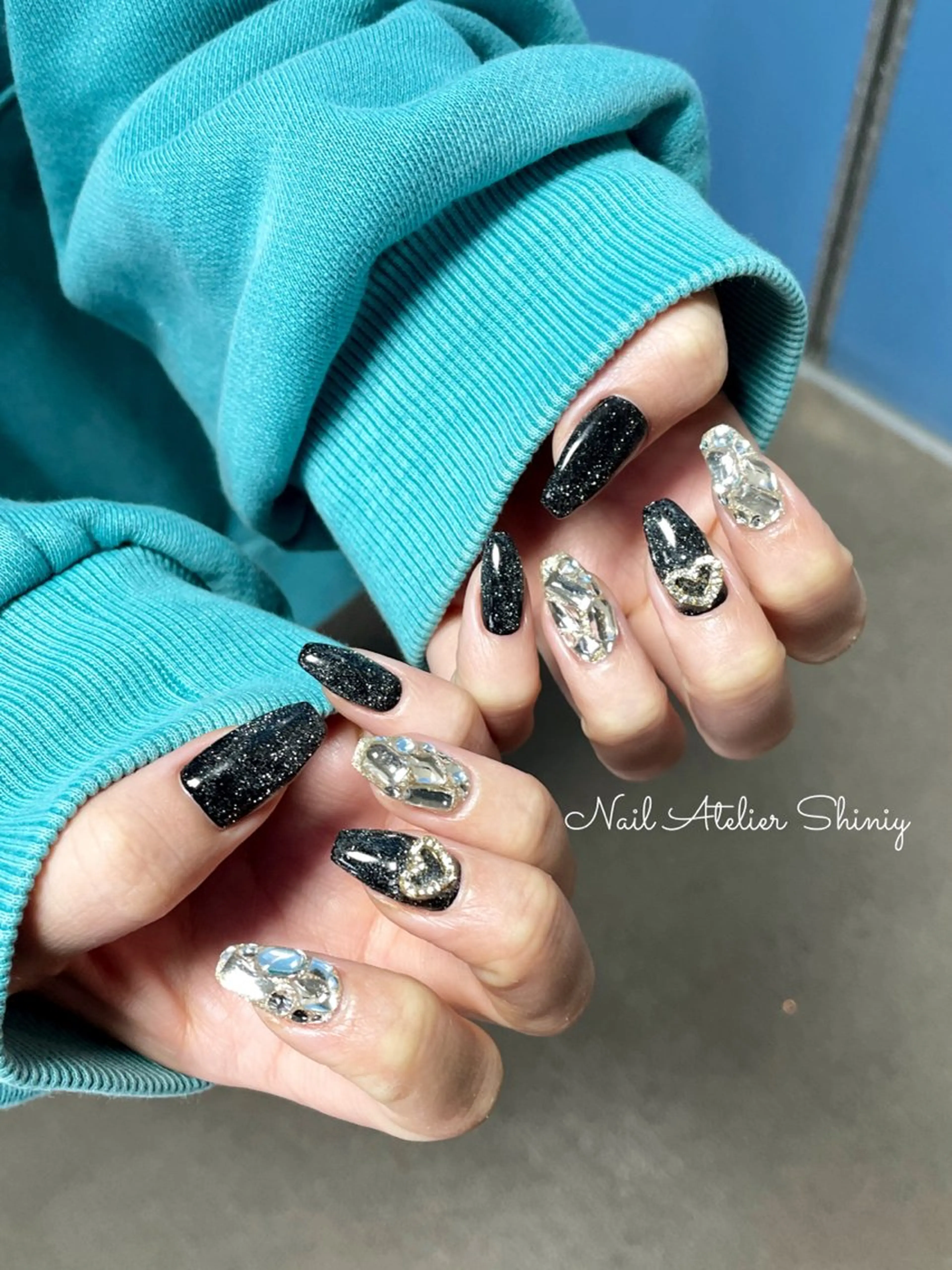 ネイル アートネイル ハート 持ち込み ワンホンネイル ハンドネイル ネイル＆脱毛サロン ユイカのネイルデザイン