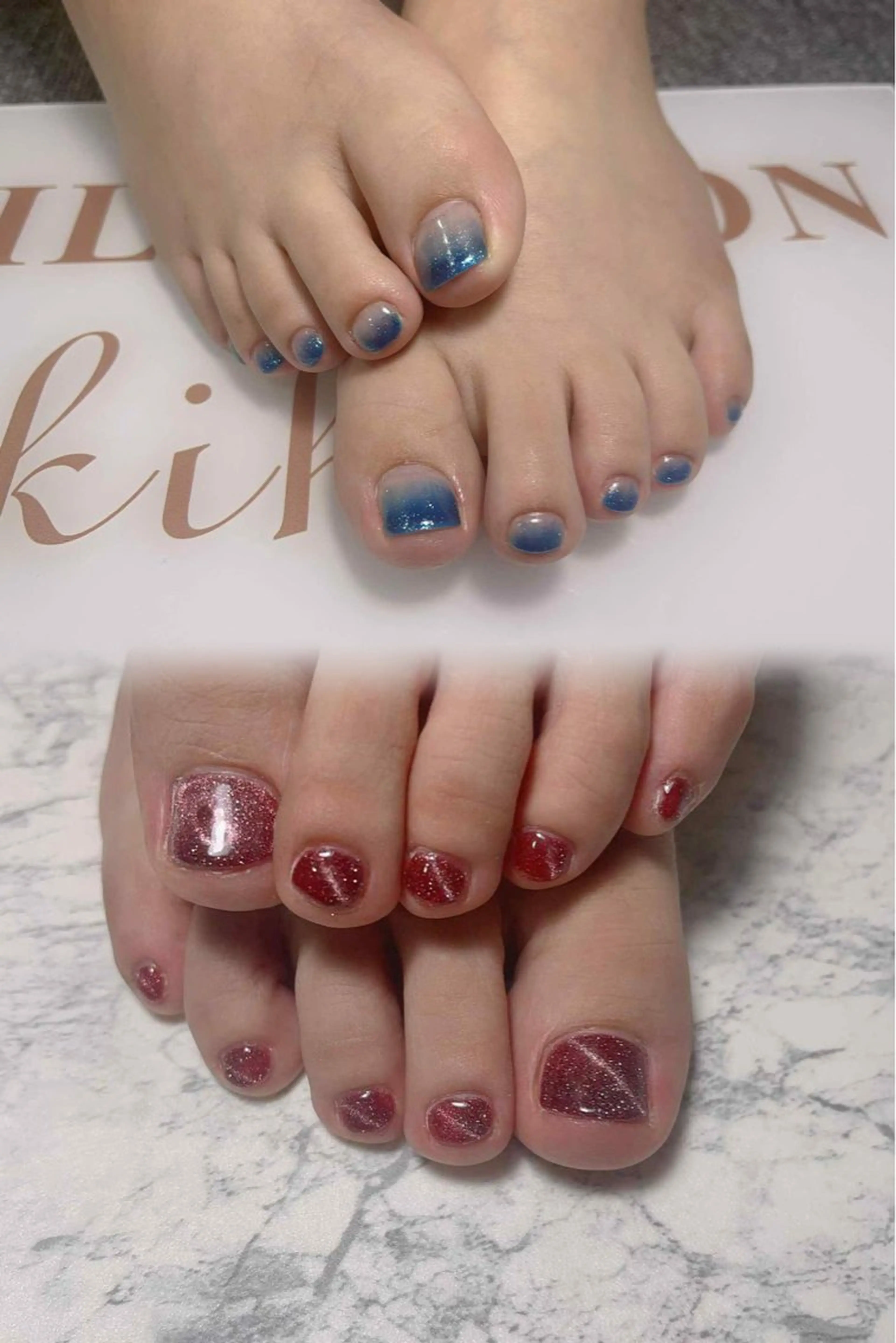 ネイル アートネイル フレンチネイル ジェルネイル グラデーション 韓国ネイル 久保田 マリコのネイルデザイン