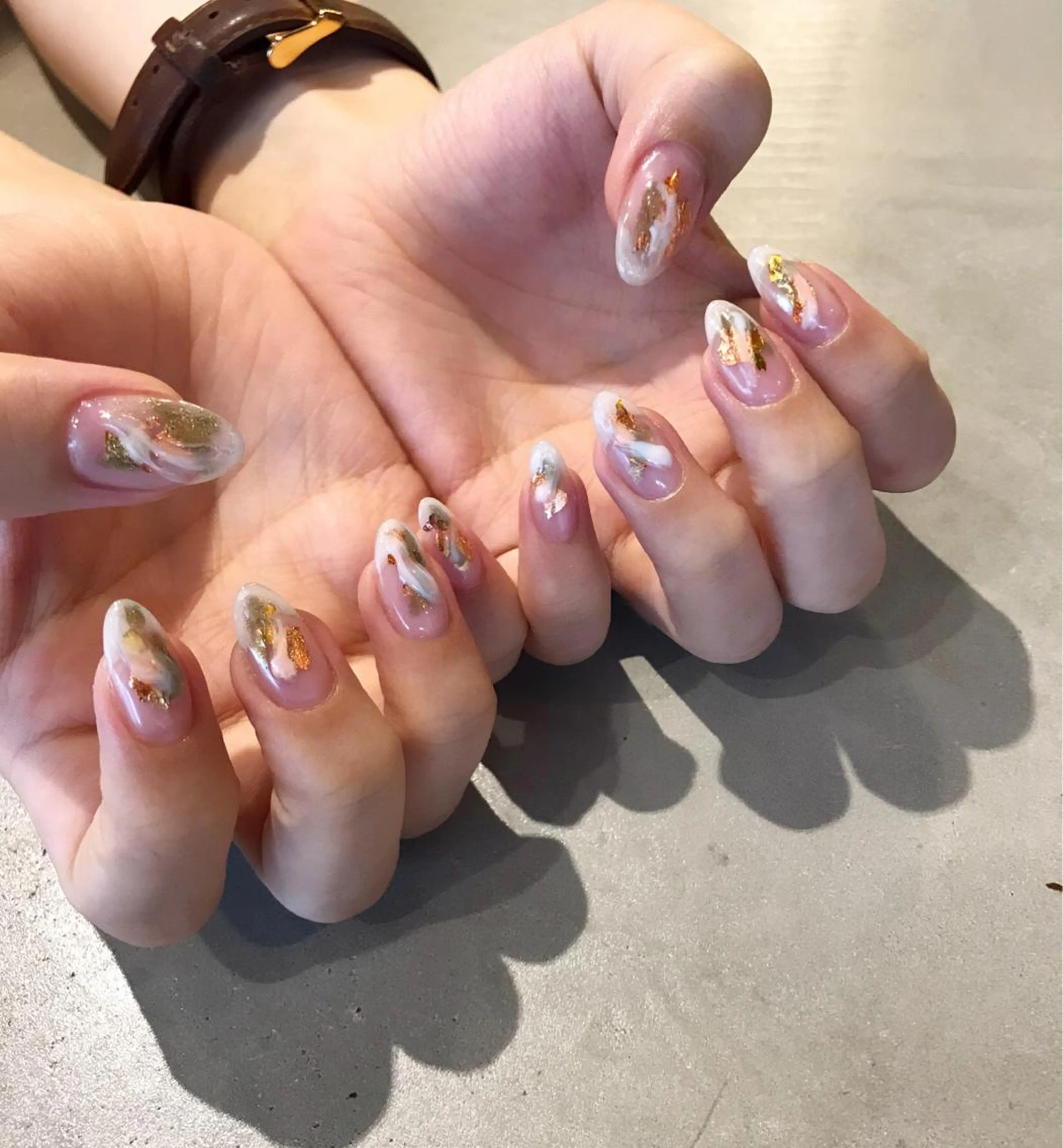 ネイル ジェルネイル ニュアンスネイル ハンドネイル Soeur ネイリストのネイルデザイン