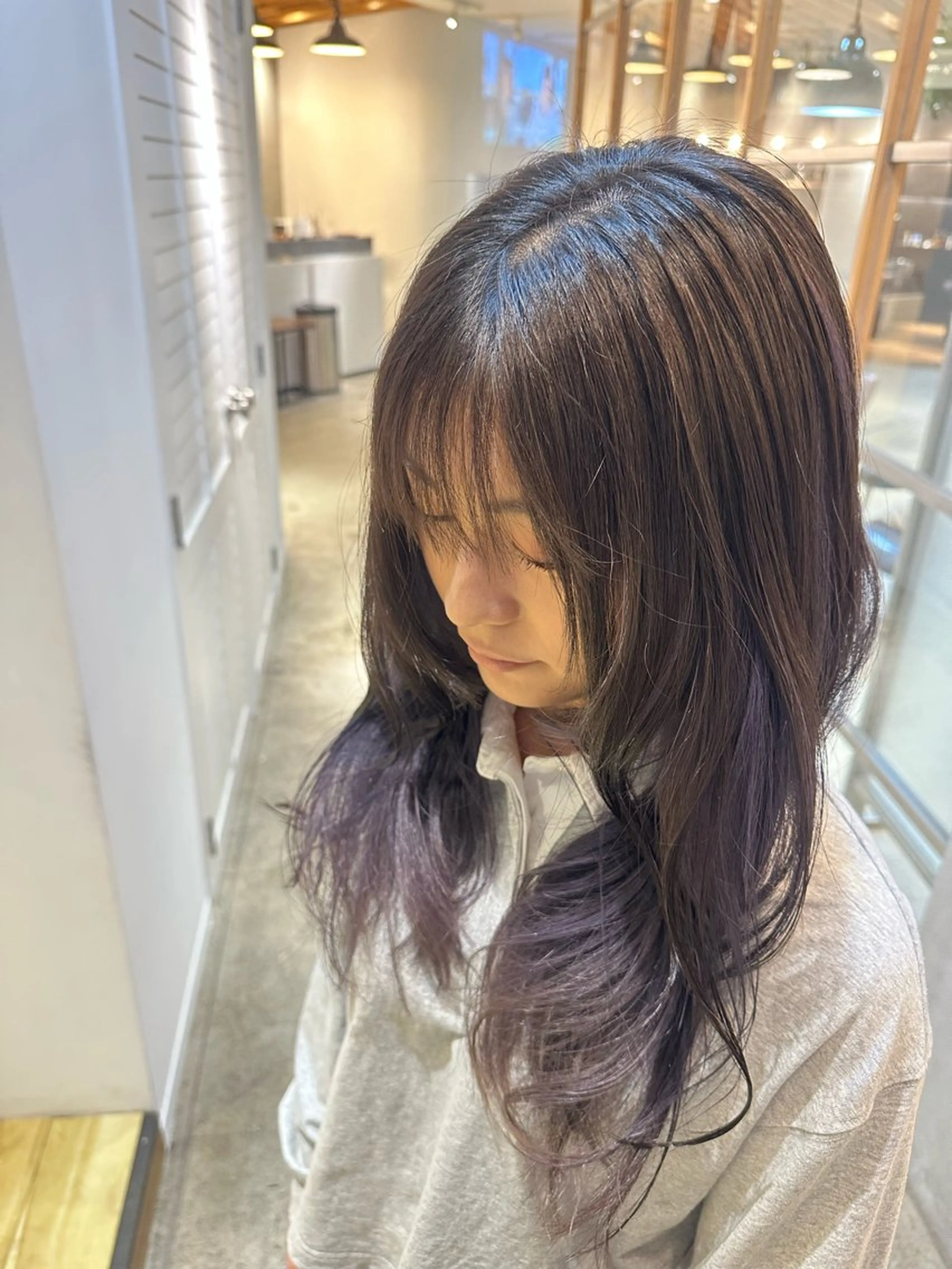 ロング カラー ブリーチカラー/ 透明感/aika¨̮のヘアスタイル