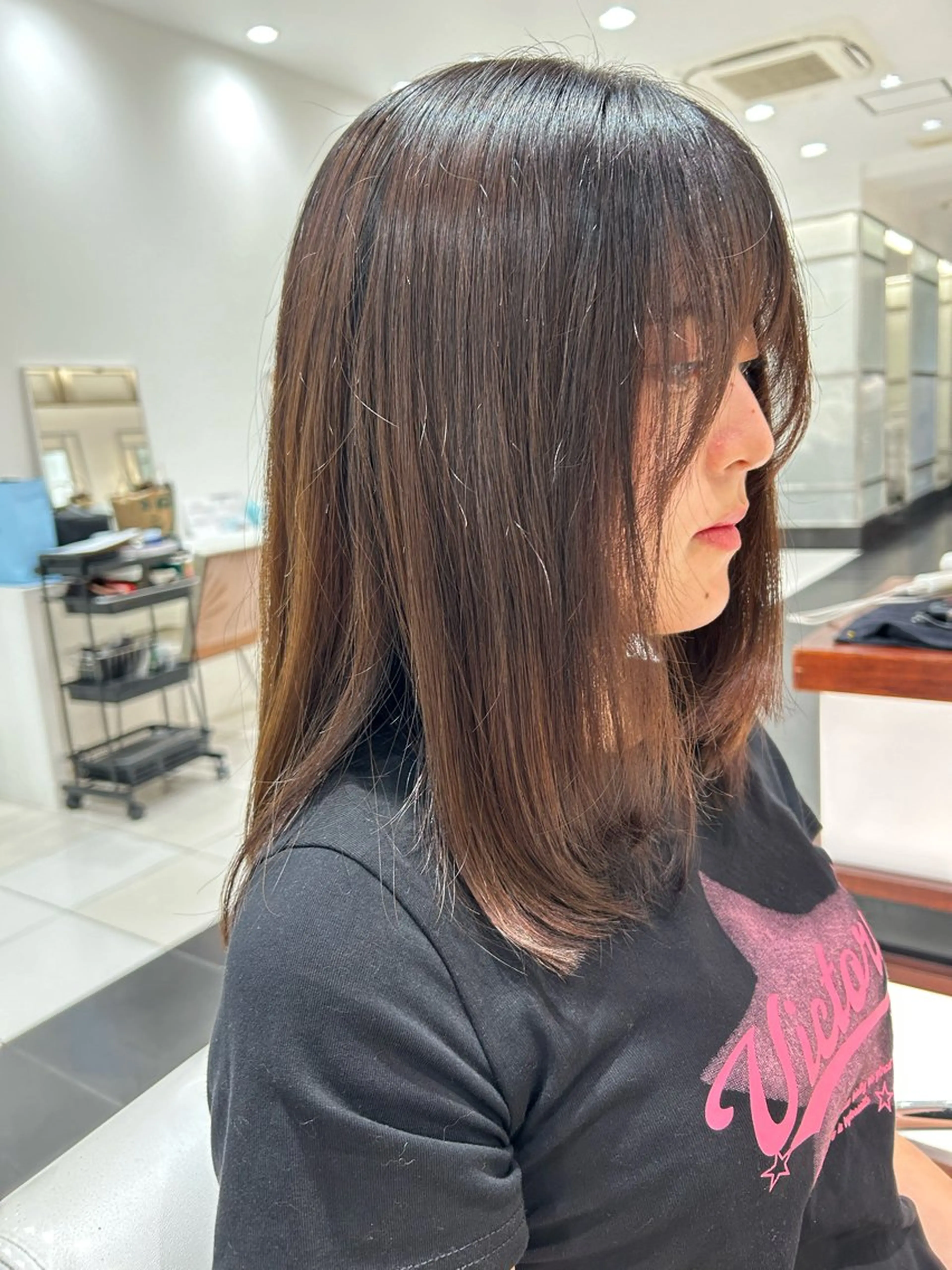 セミロング オオタ ユイナ🌈のヘアスタイル