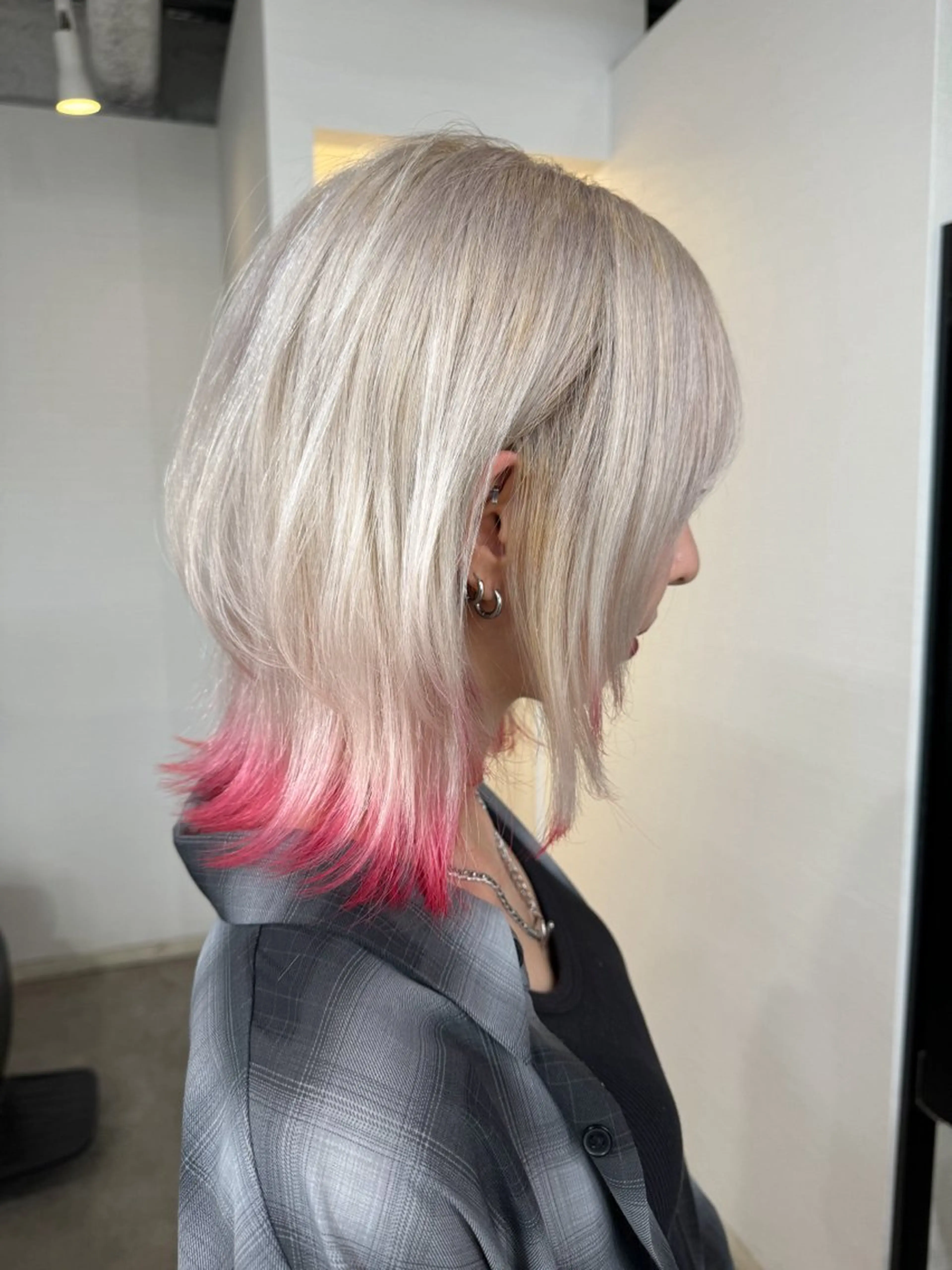 ショート ヘアカラー トリートメント BANK'S hair所属・💐ケラチン 髪質改善寺坂雄飛💐のヘアスタイル