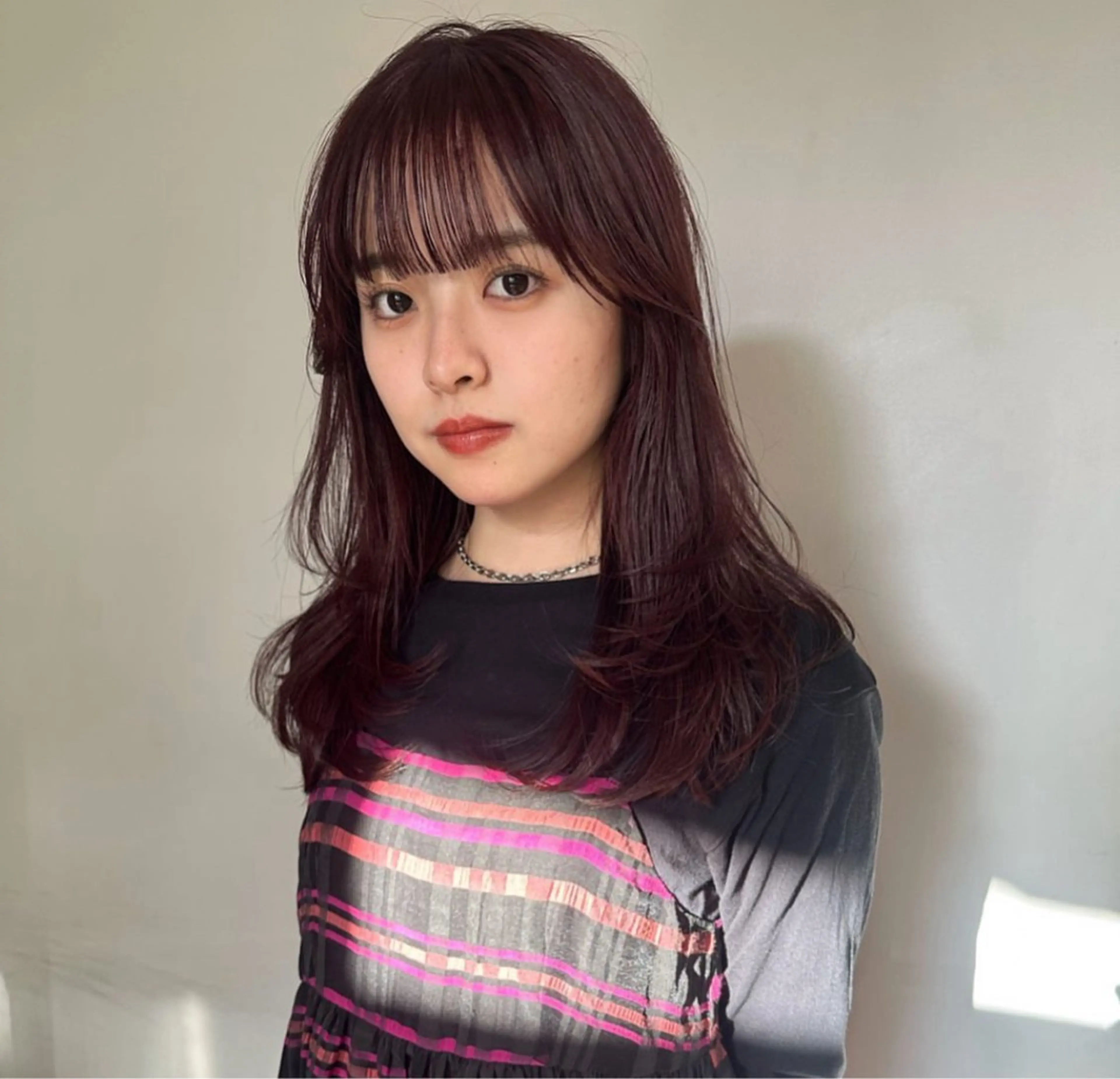 ロング ボブ/顔周りレイヤー 似合わせcut🪽のヘアスタイル