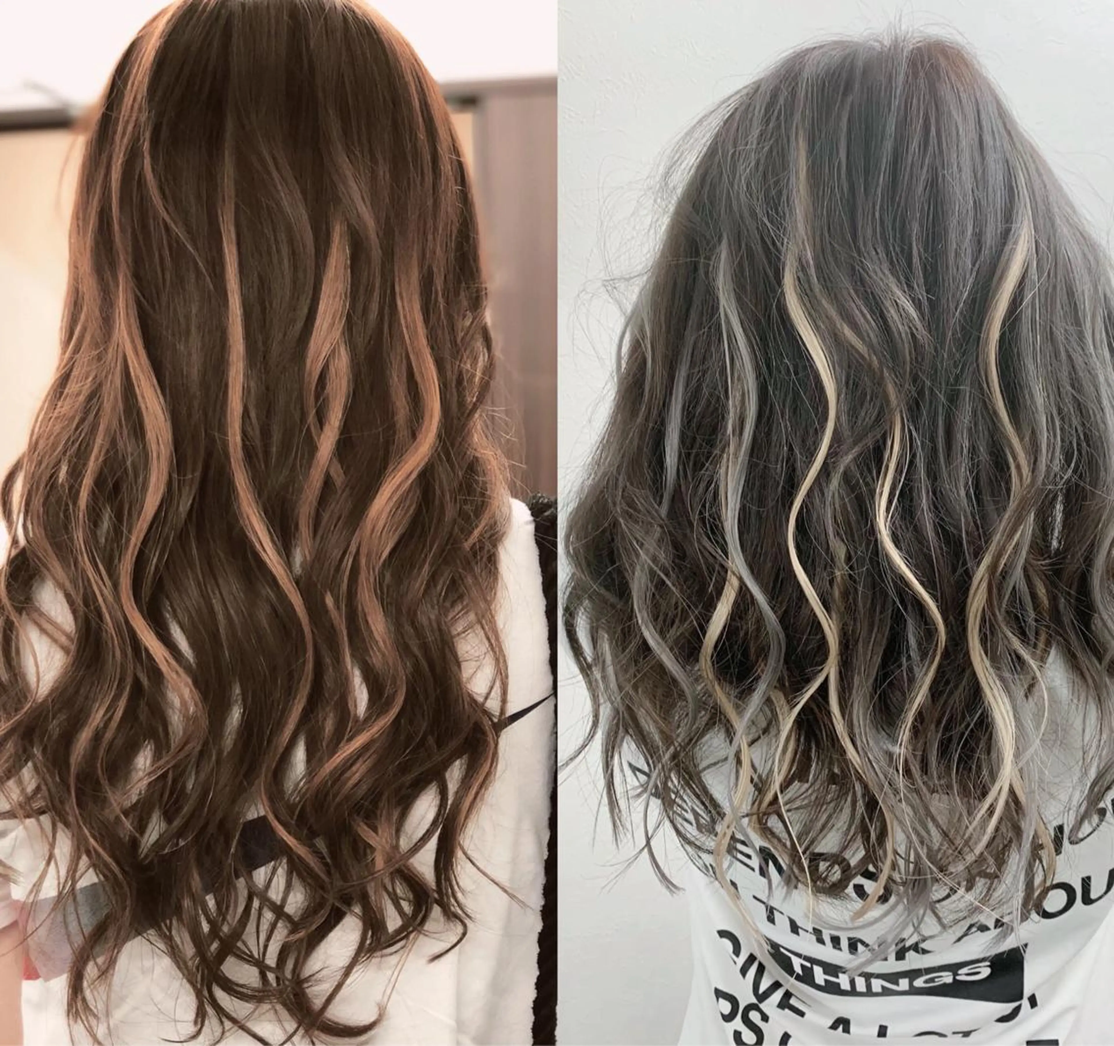 ロング カラー シールエクステ エクステ ヤナ マネージャーのヘアスタイル