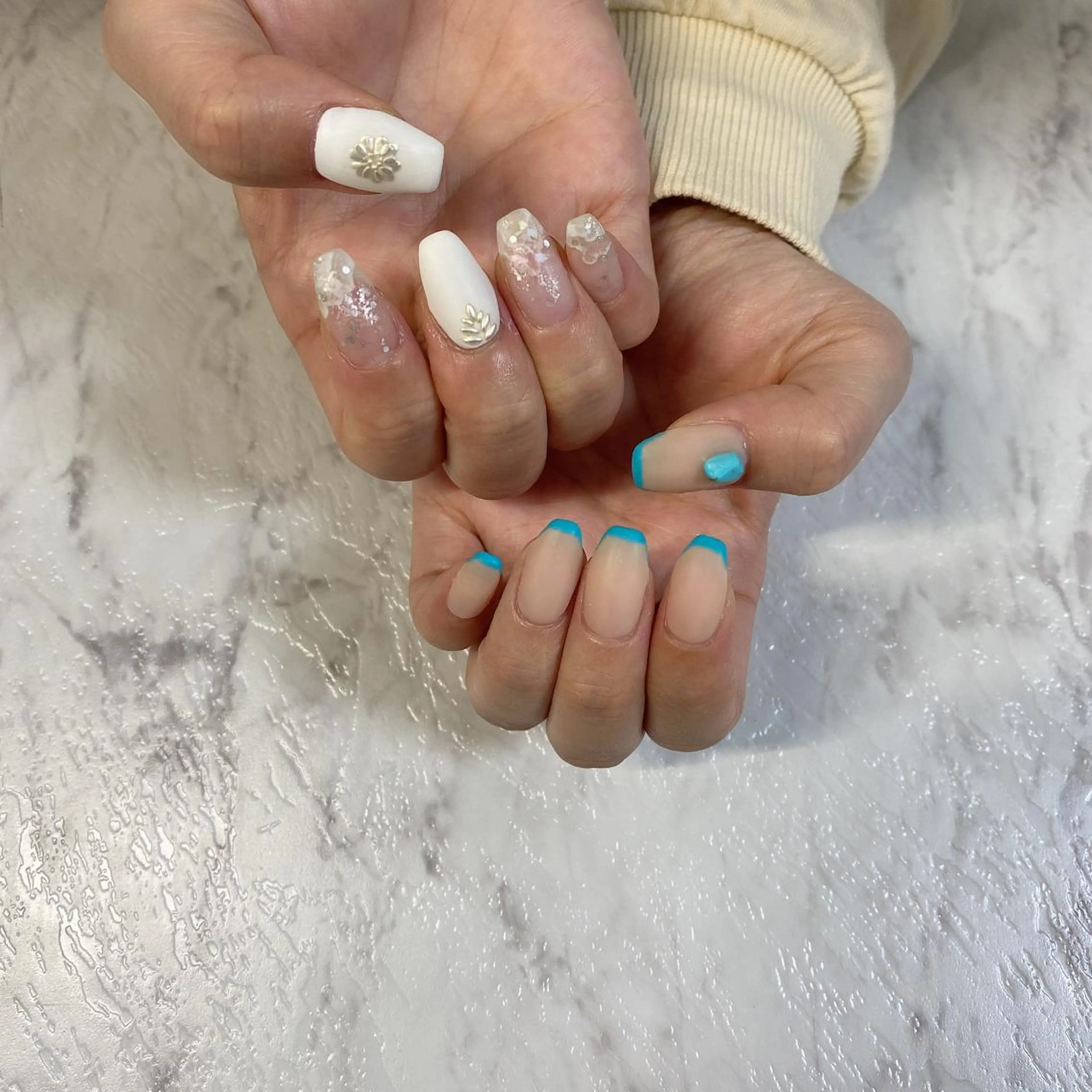 ネイル ハンドネイル 西岡 杏のネイルデザイン