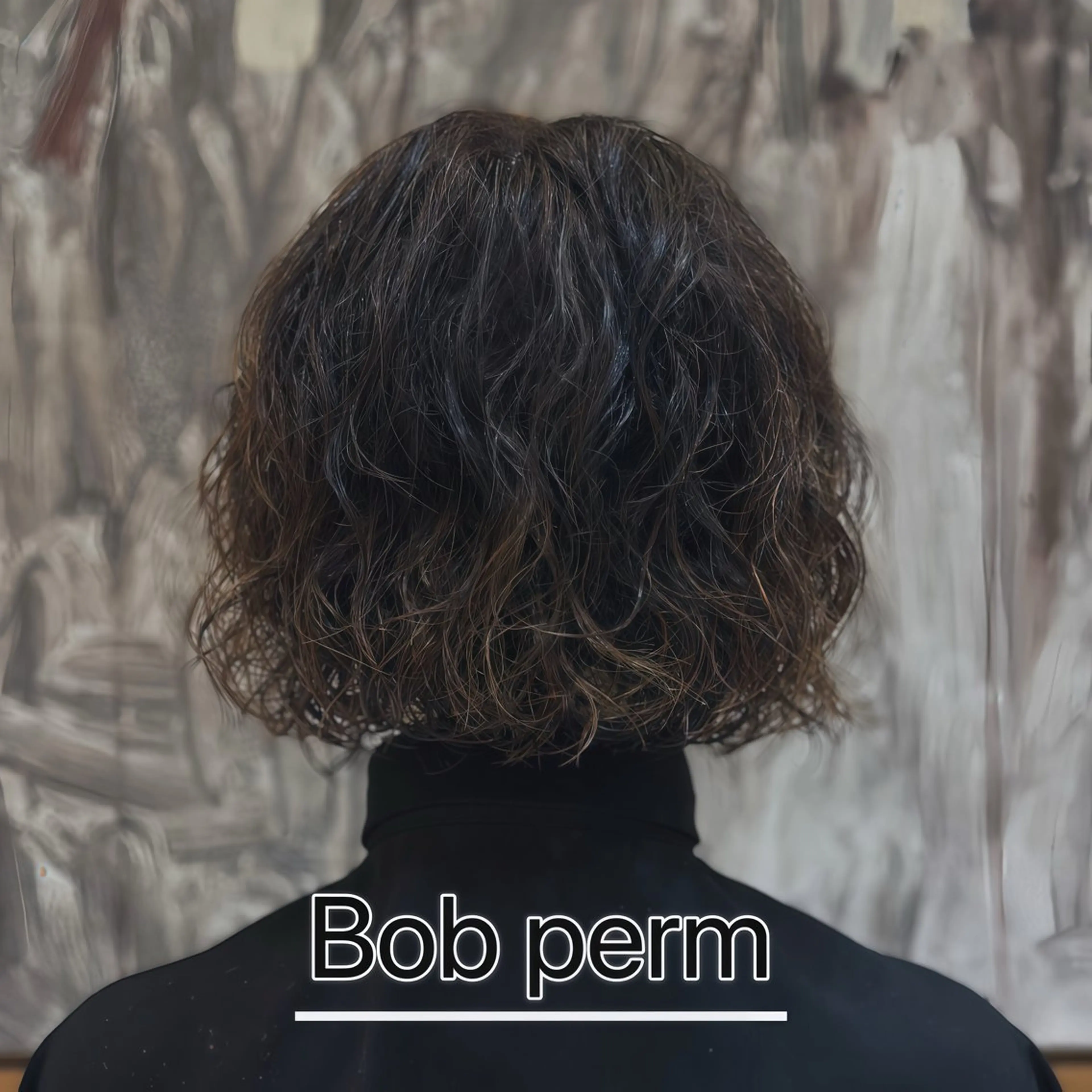 ミディアム パーマ ミディアムパーマ ウルフカット bon hair &make    千里中央　ザ・タワー店所属・✂︎正木 克拓のヘアスタイル