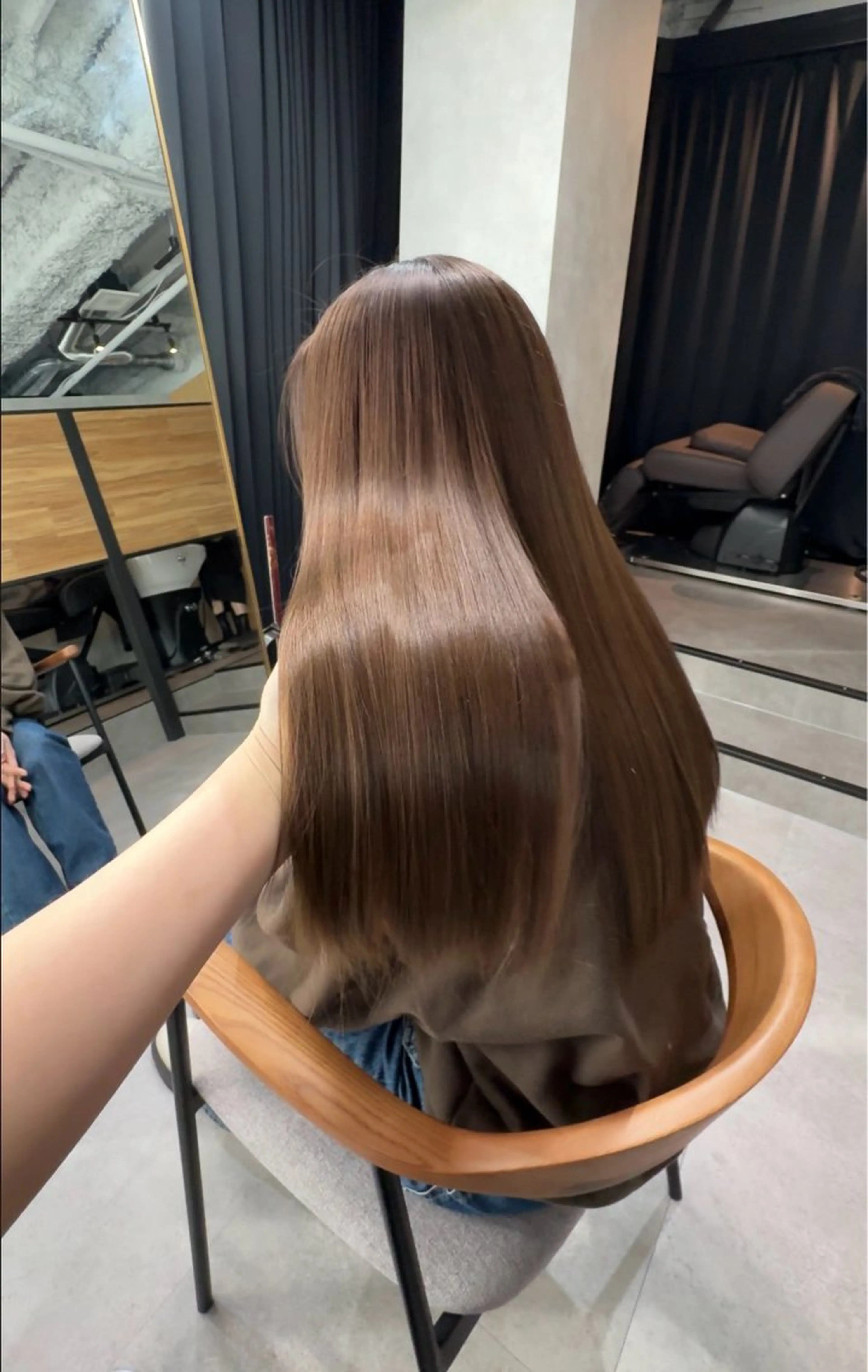 ロング ルスリー大和所属・井上 彩加のヘアスタイル