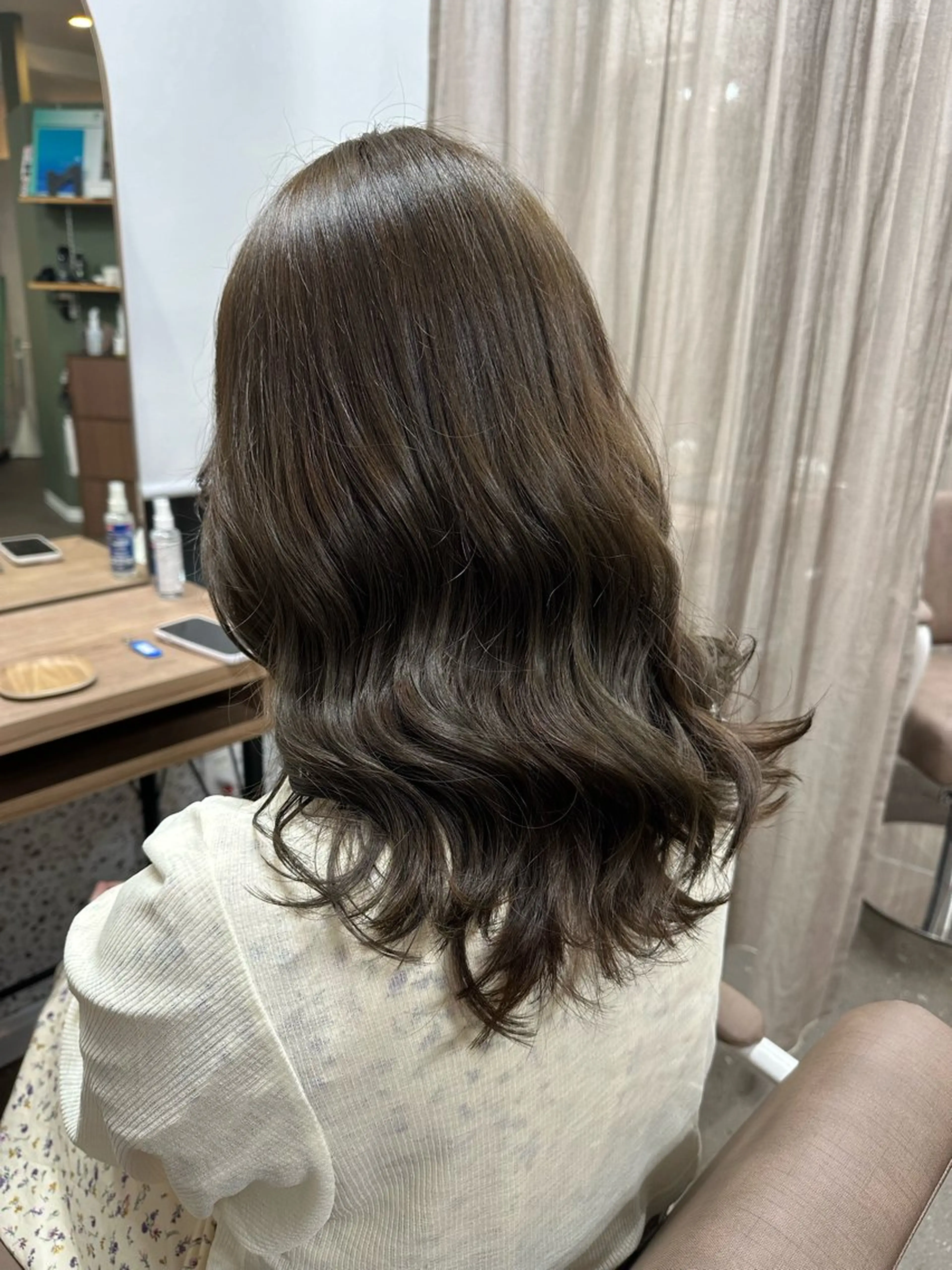 ミディアム カット ヘアカラー トリートメント TELA HAIR 土浦店【テーラヘアー】所属・TELA HAIR 副代表RIKUのヘアスタイル