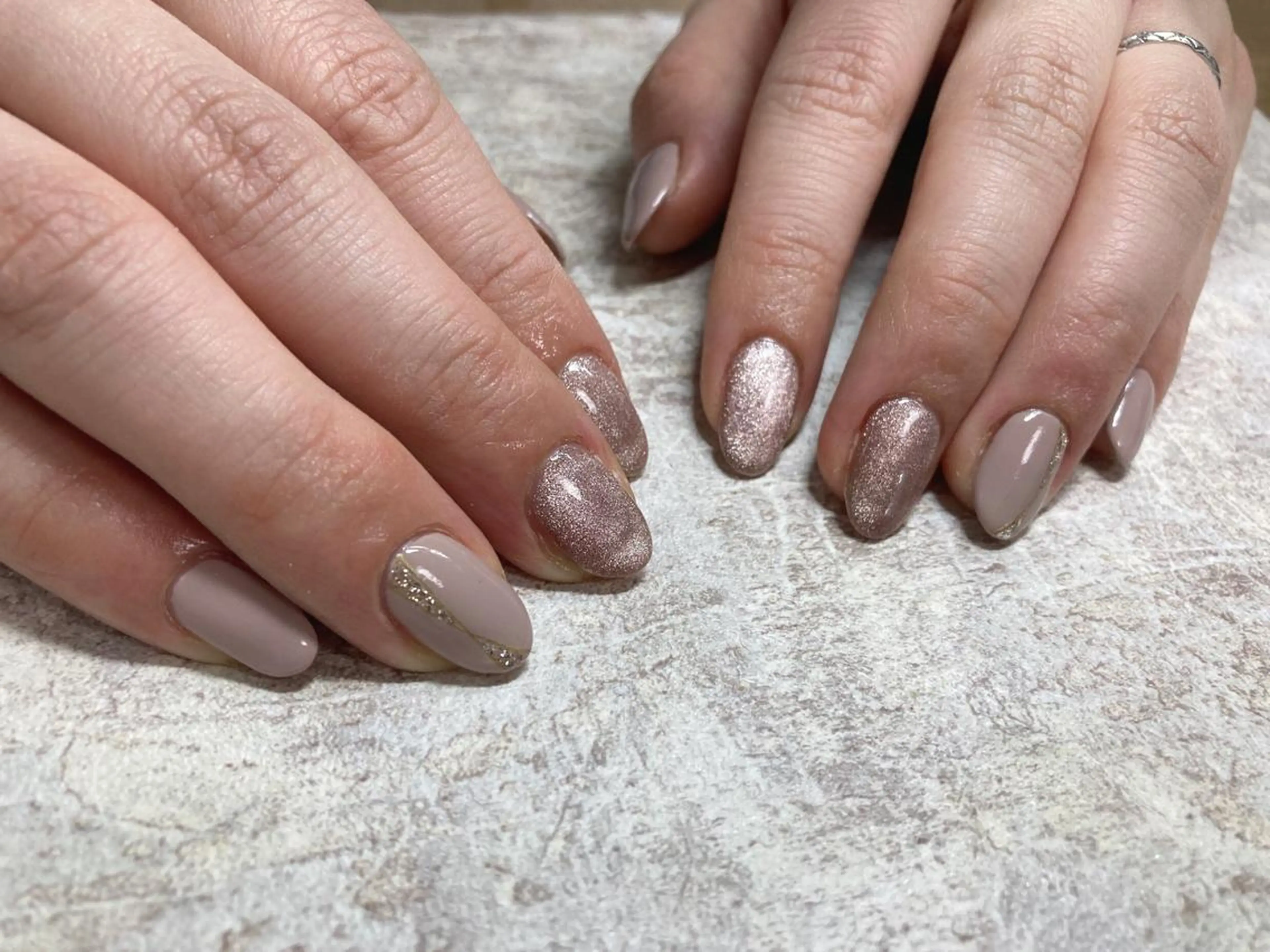 ネイル フットネイル フレンチネイル ジェルネイル ハート 韓国ネイル ハンドネイル Mogu nail 二子玉川のネイルデザイン