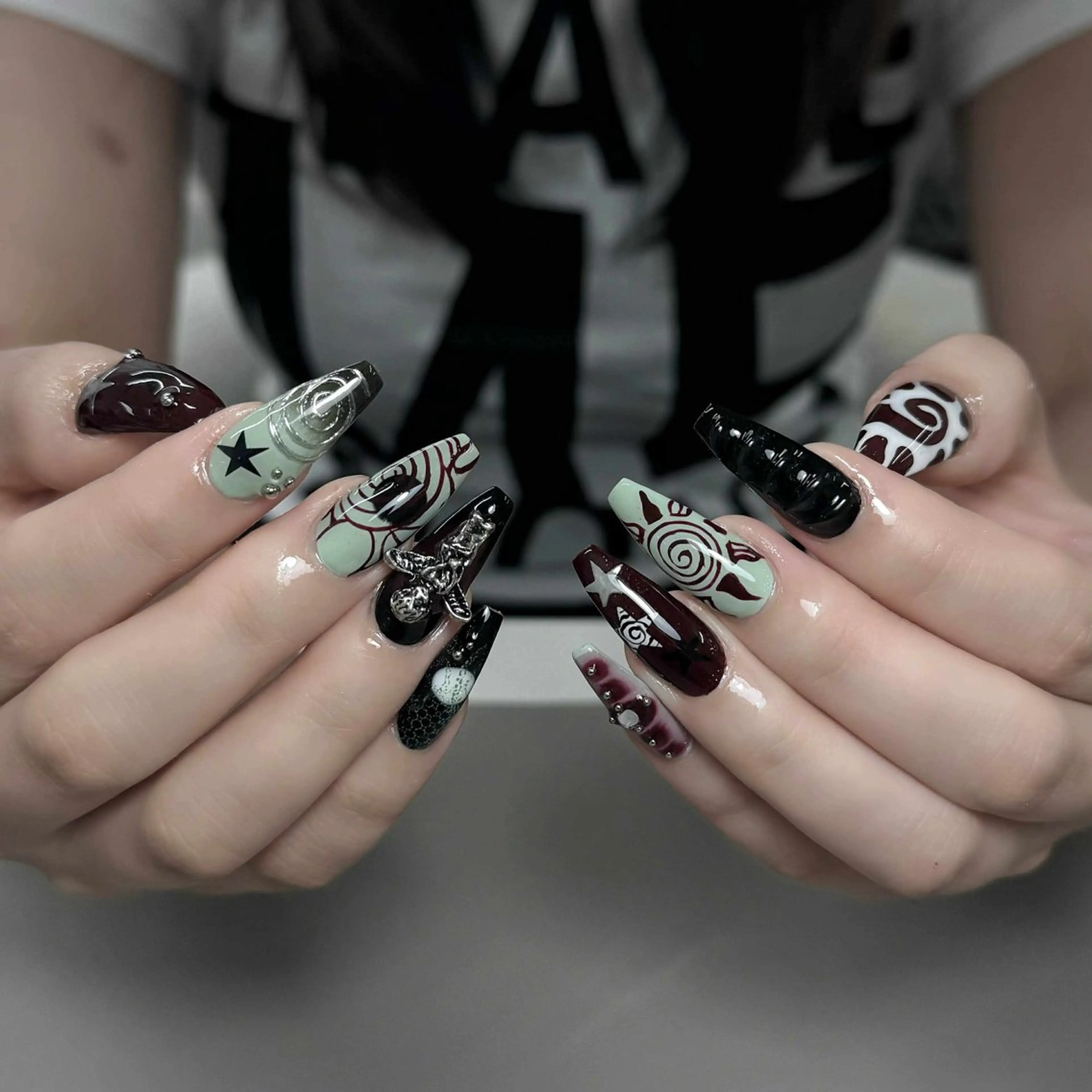 ネイル ハンドネイル ハンドケア Panda chan Novaのネイルデザイン