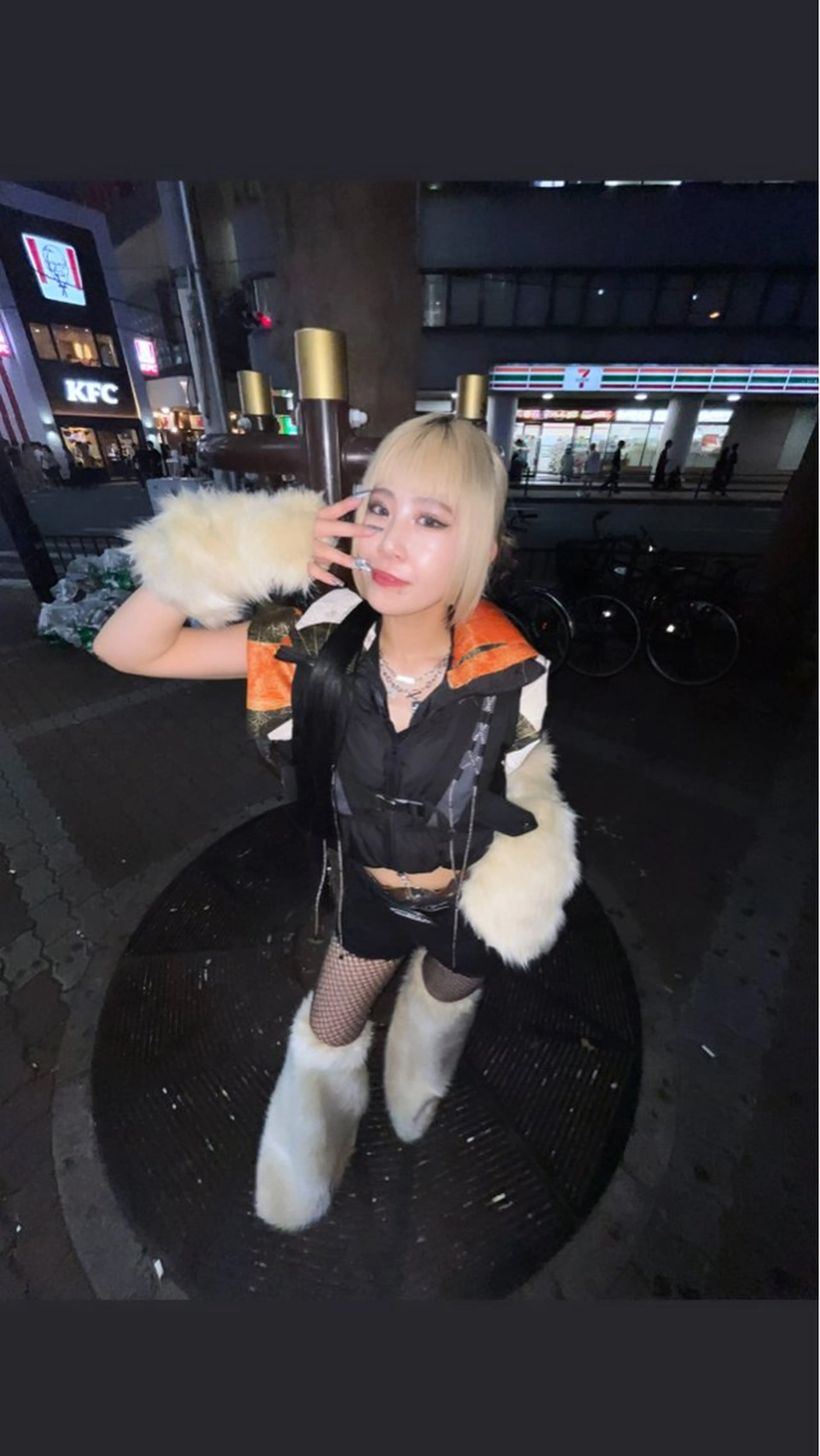 ミディアム カラー カット ヘアカラー トリートメント ワンホンヘア ケラチン/Kaitoのヘアスタイル