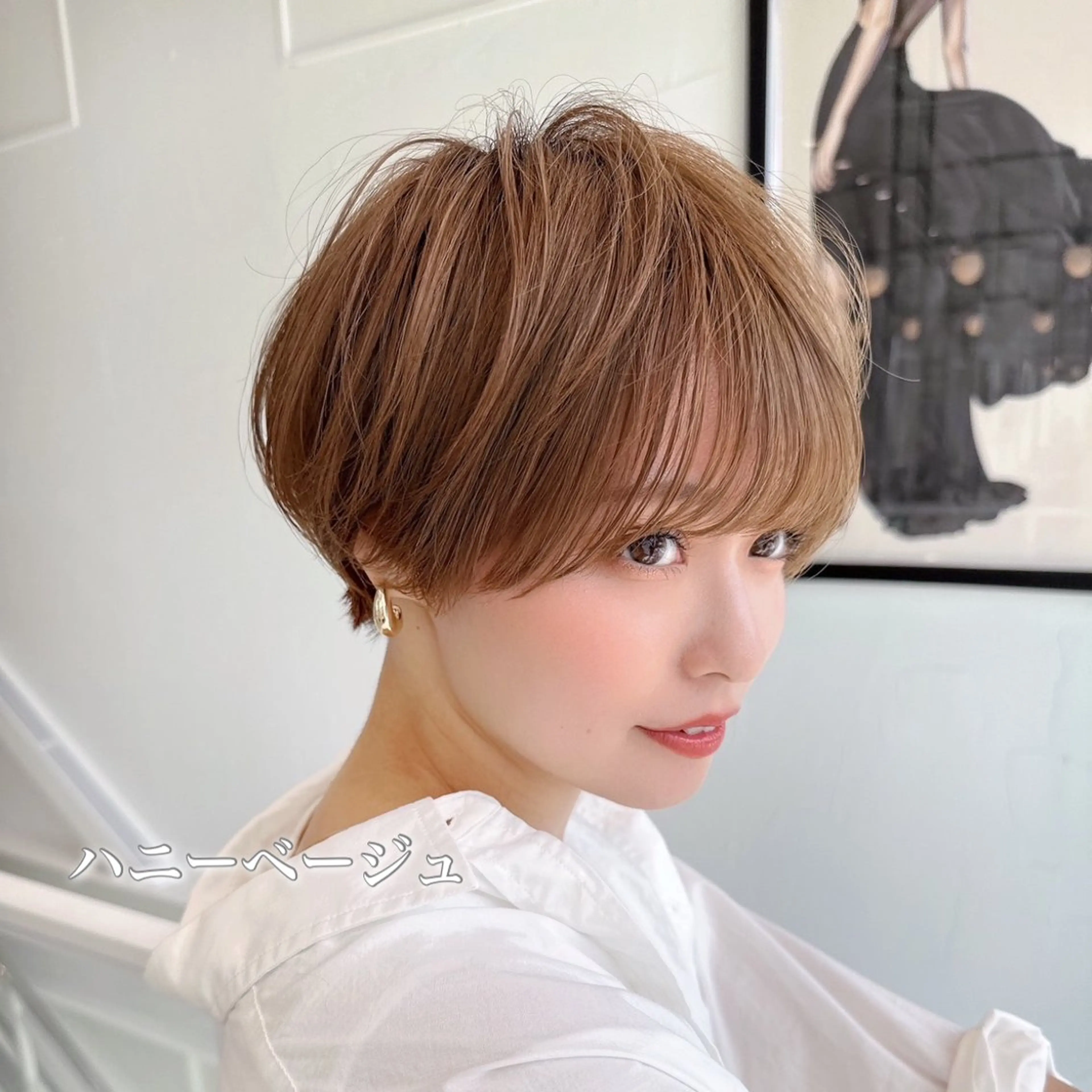 ショート ブリーチなし/暖色/ 透明感/ririkaのヘアスタイル