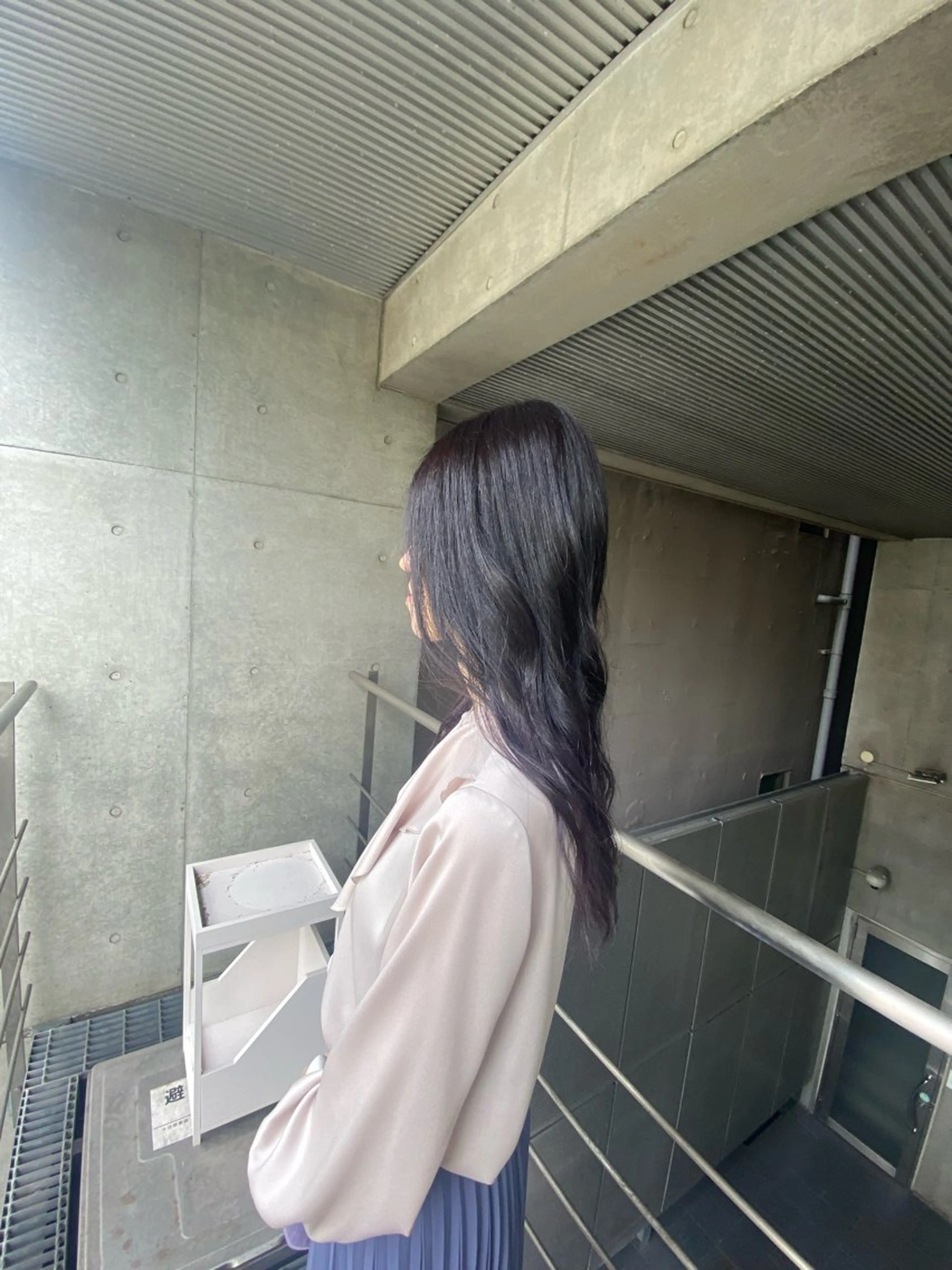 ロング カラー ハイライトカラー ラベンダーカラー ハイライト PREVIA銀座渡辺 真矢のヘアスタイル