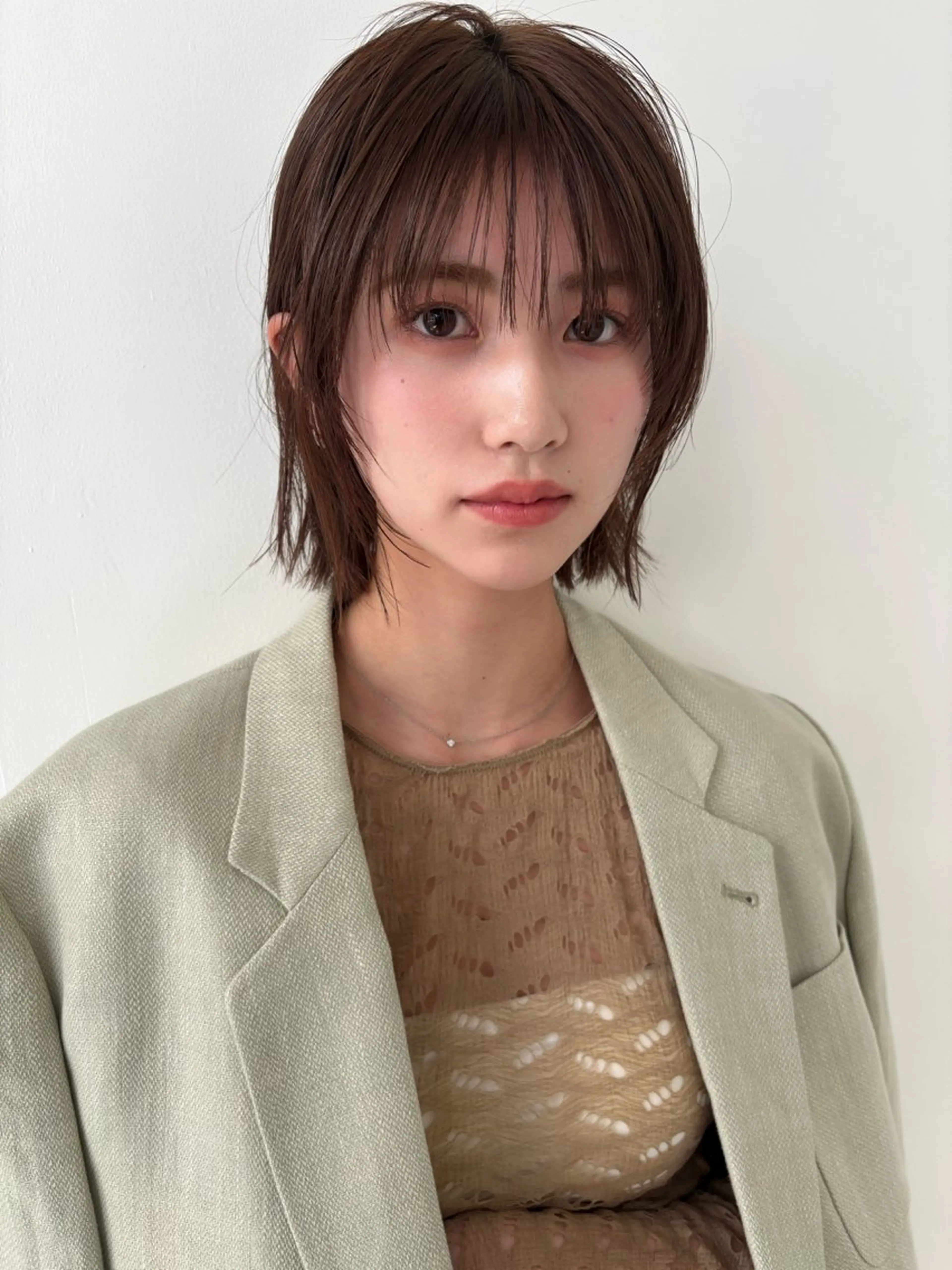 ショート レイヤーカット 🤎カット/ブリーチ /縮毛矯正/大宮🤎のヘアスタイル