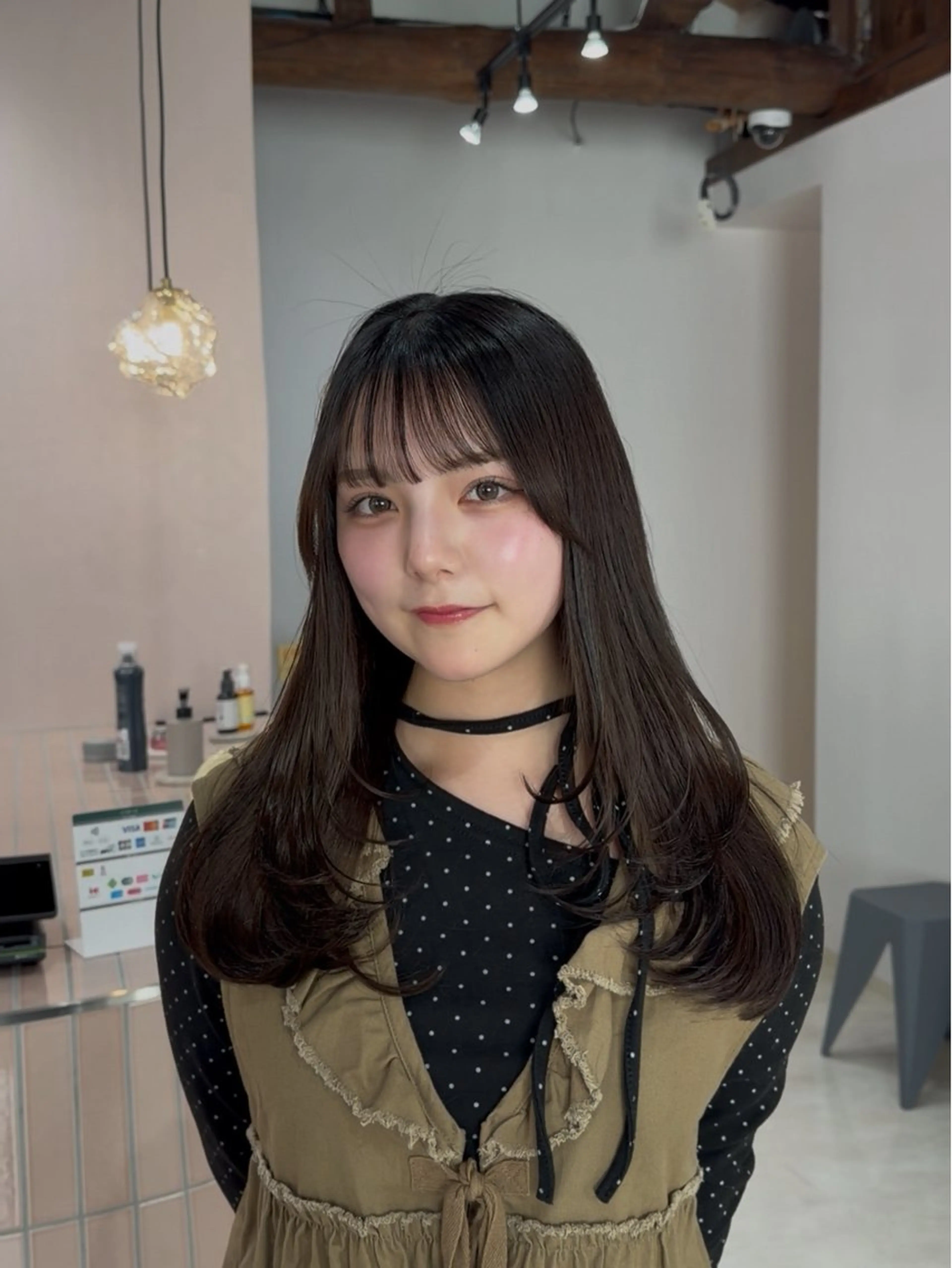 【🌷ミニモ学割🌷】メンテナンスカット➕髪質改善カラー➕セラミドトリートメントの写真