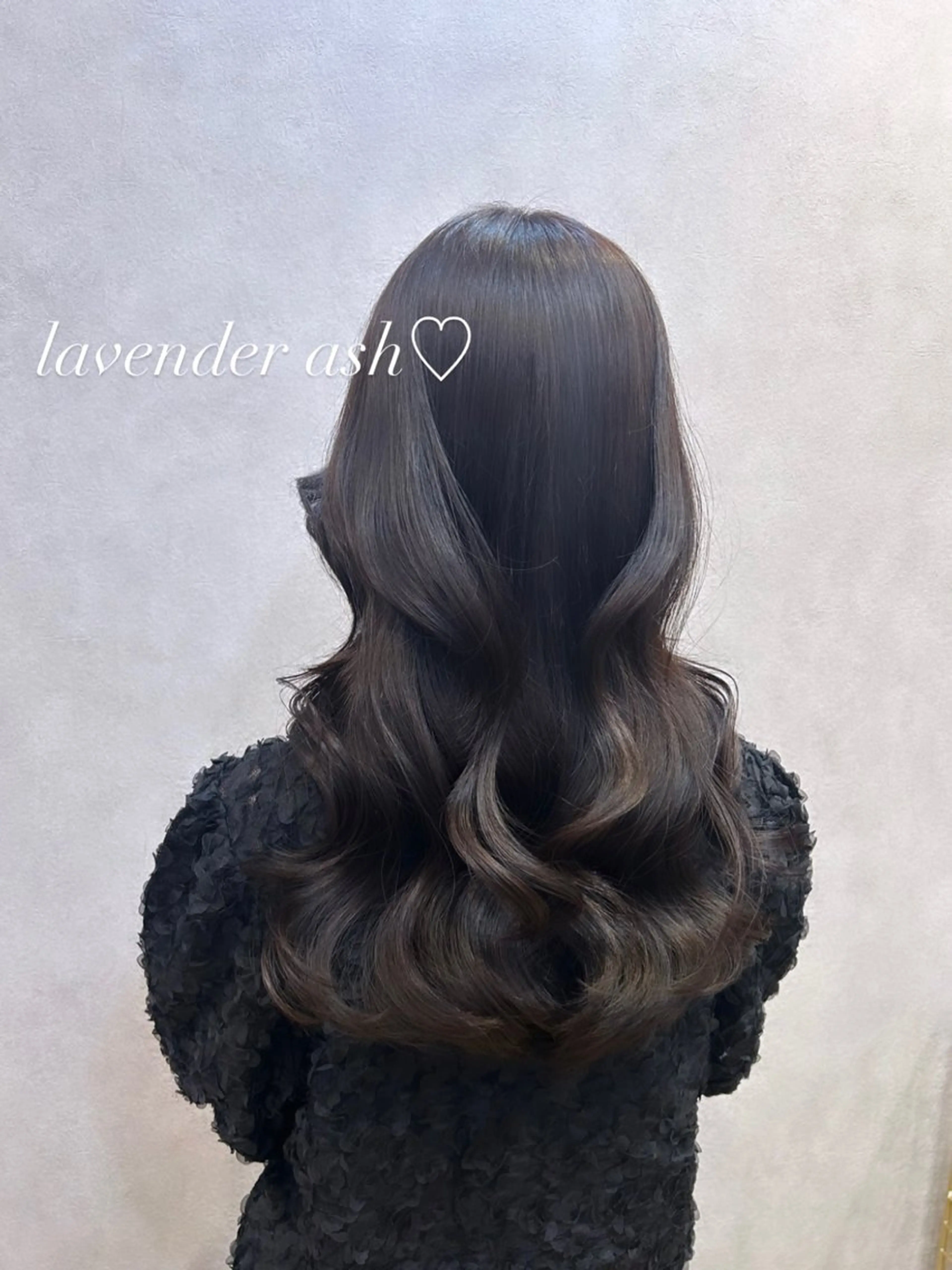 ロング カラー ヘアアレンジ アッシュ ブルーカラー 透明感カラー ラベンダーカラー 韓国風ヘア 🩷韓国ヘア/ミディ アム🩷Maikaのヘアスタイル