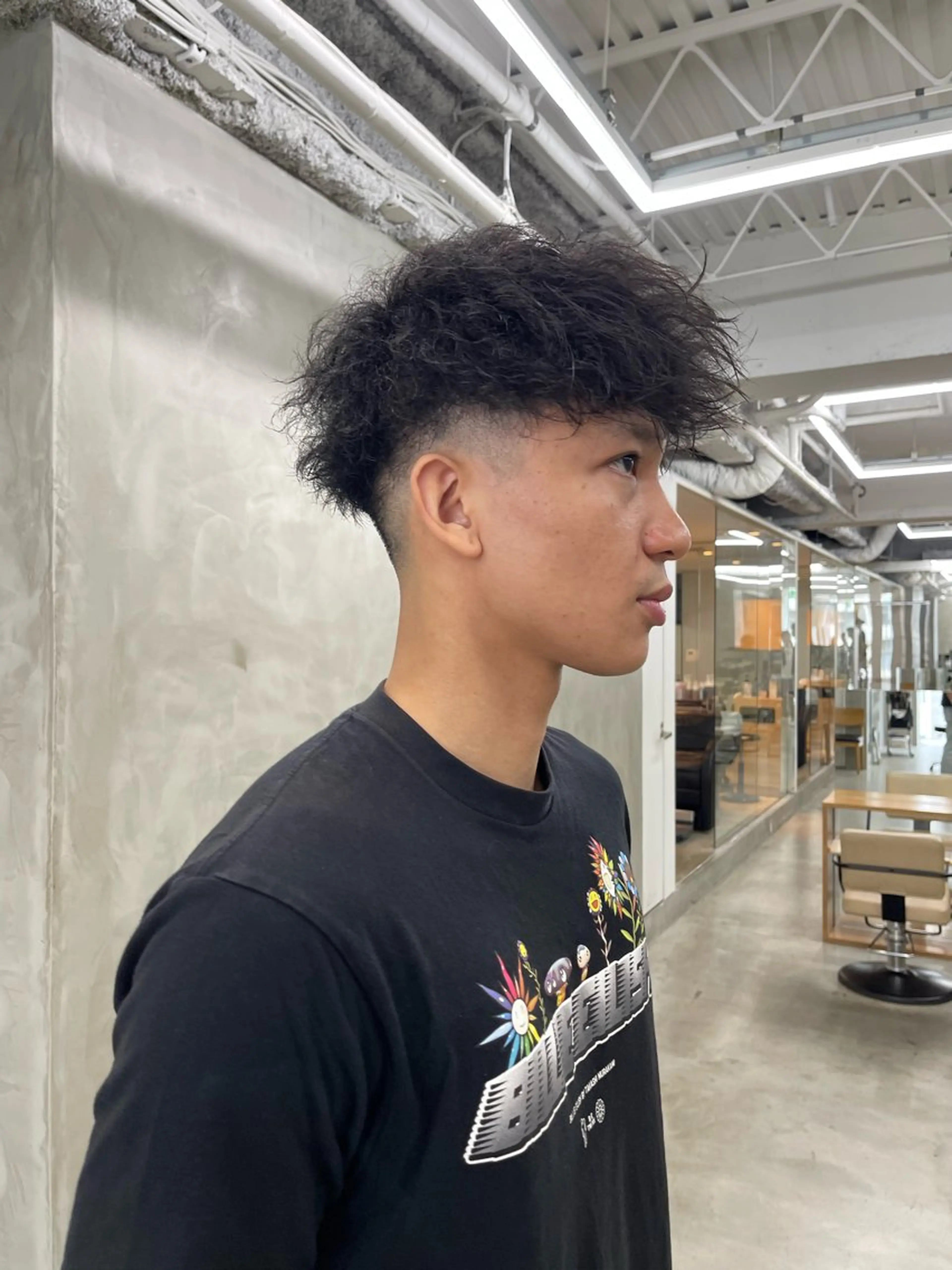 メンズ カット パーマ メンズカット パーマ[佐橋]のヘアスタイル