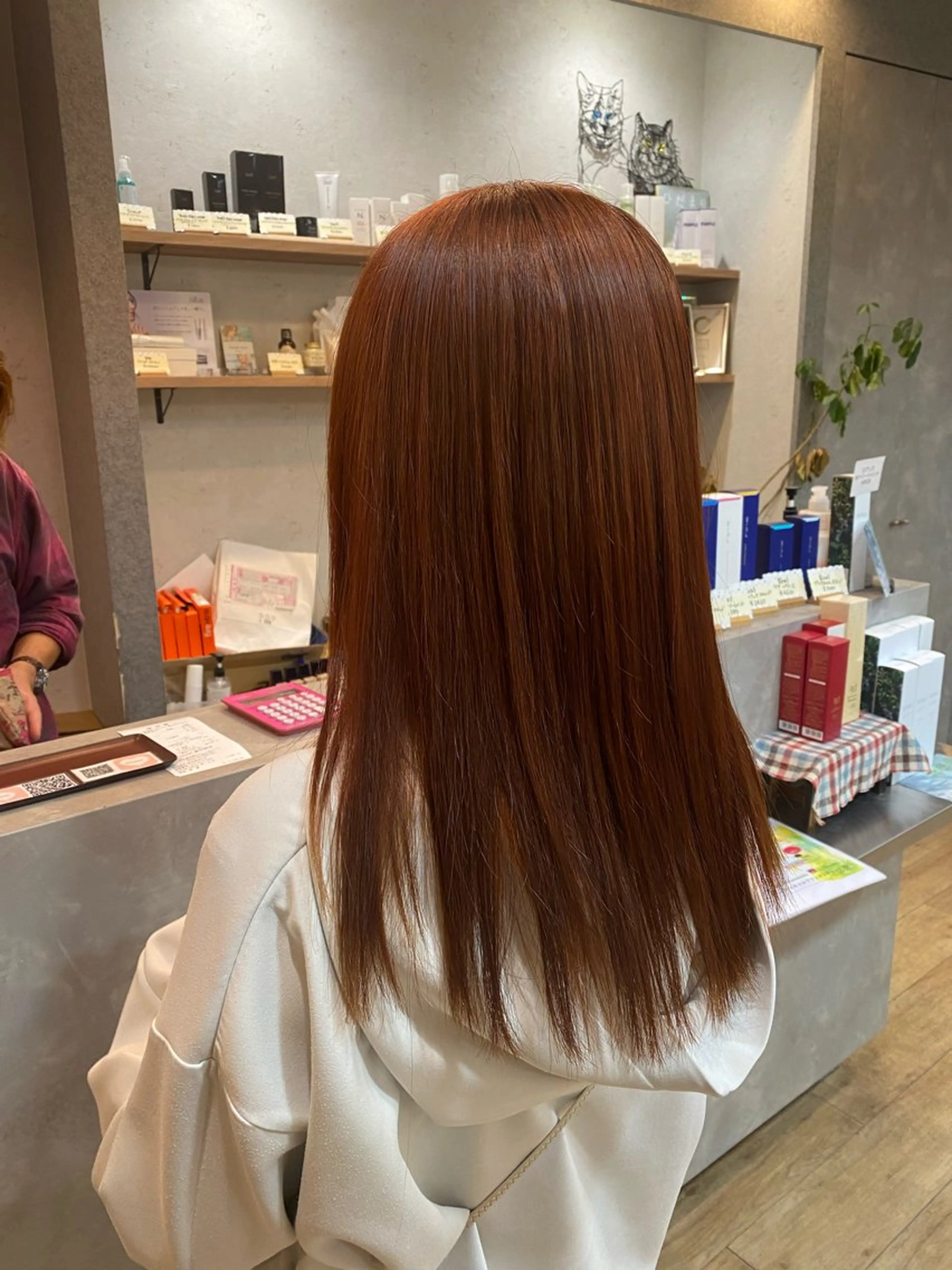 セミロング カット ヘアカラー トリートメント 👾徐 涛👾のヘアスタイル