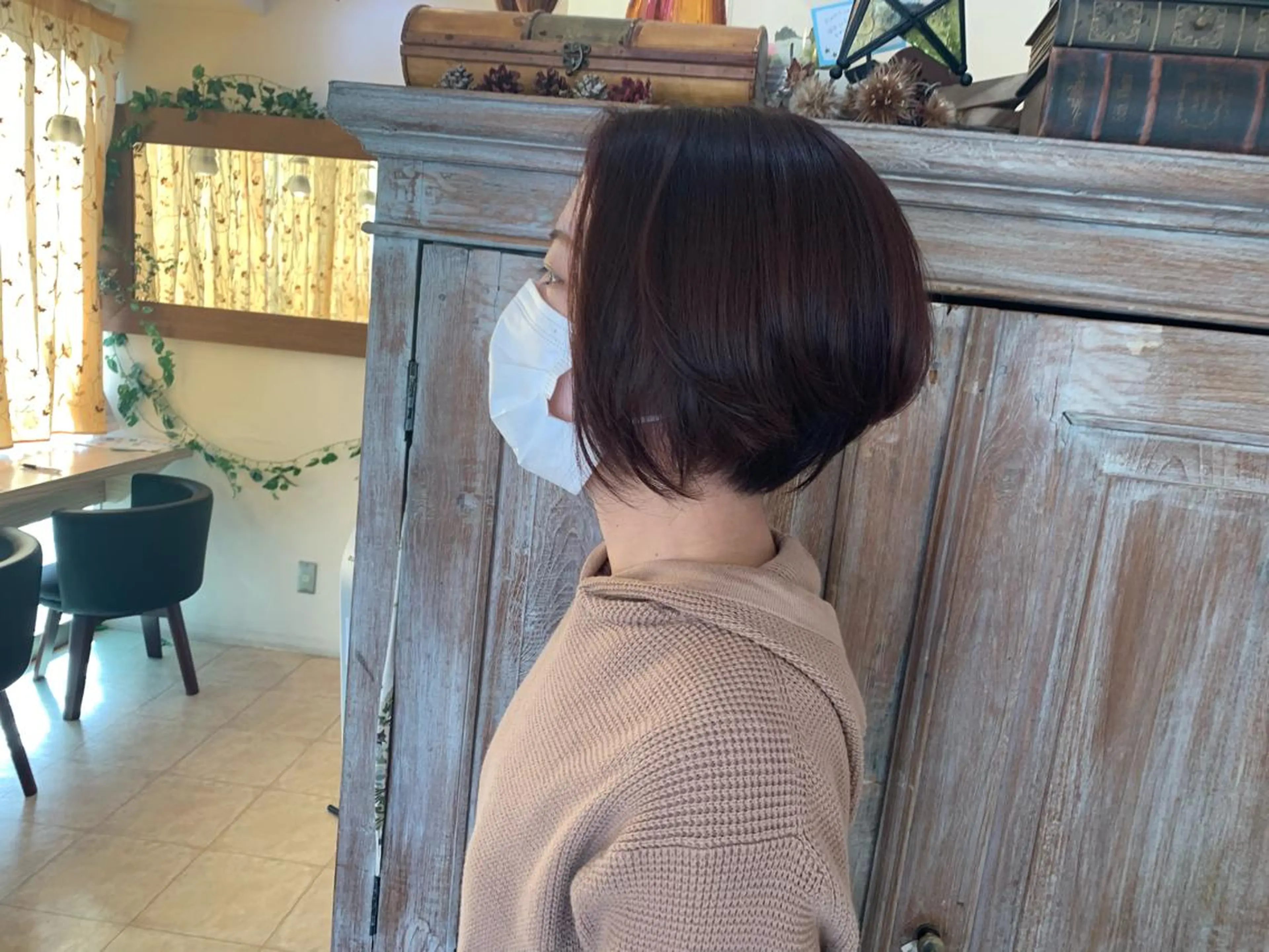 ショート カラー イルミナカラー ショートヘア 小顔カット ヘアカラー トリートメント ヘッドスパ nishimura makotoのヘアスタイル