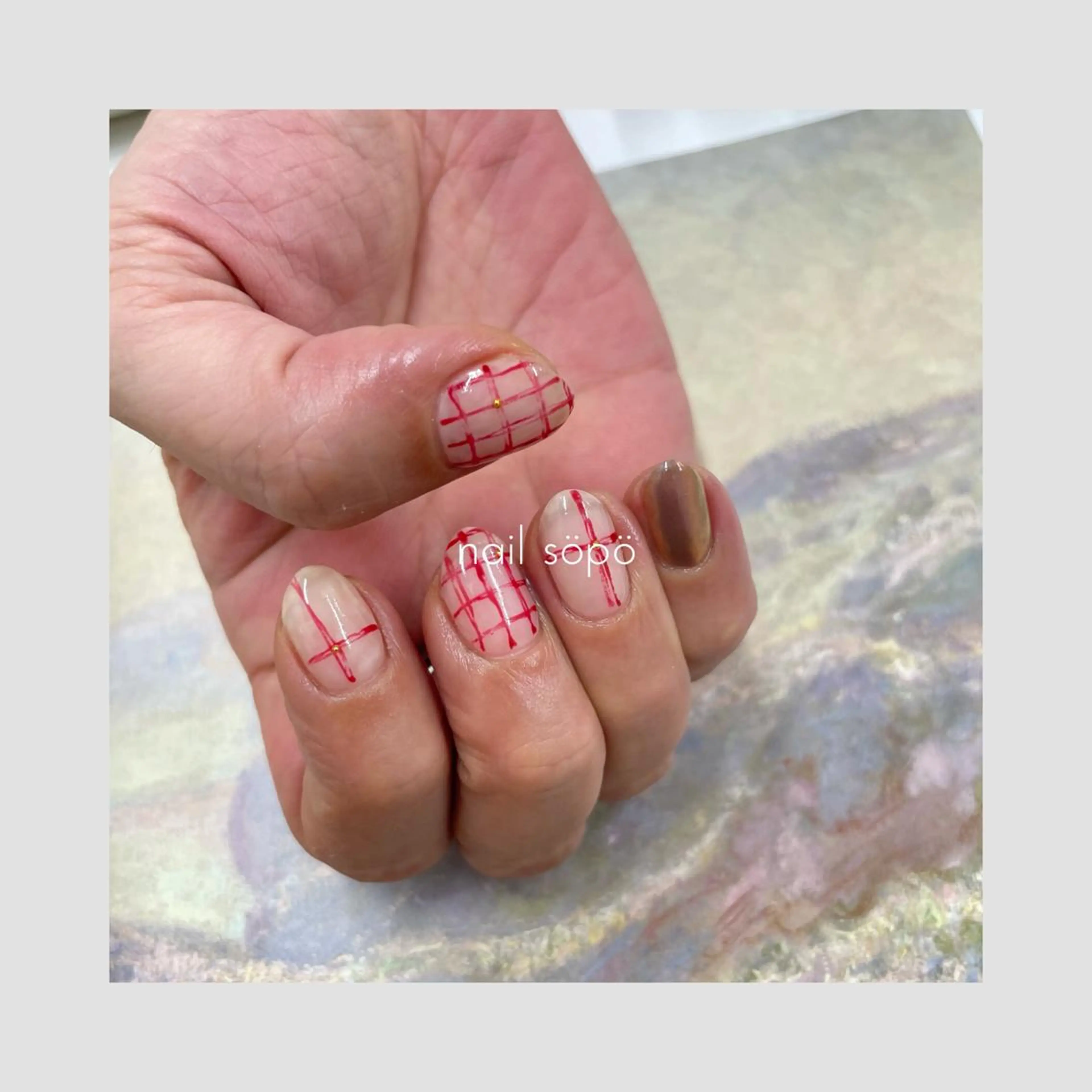 ネイル 自由が丘✳︎奥沢 nail söpöのネイルデザイン