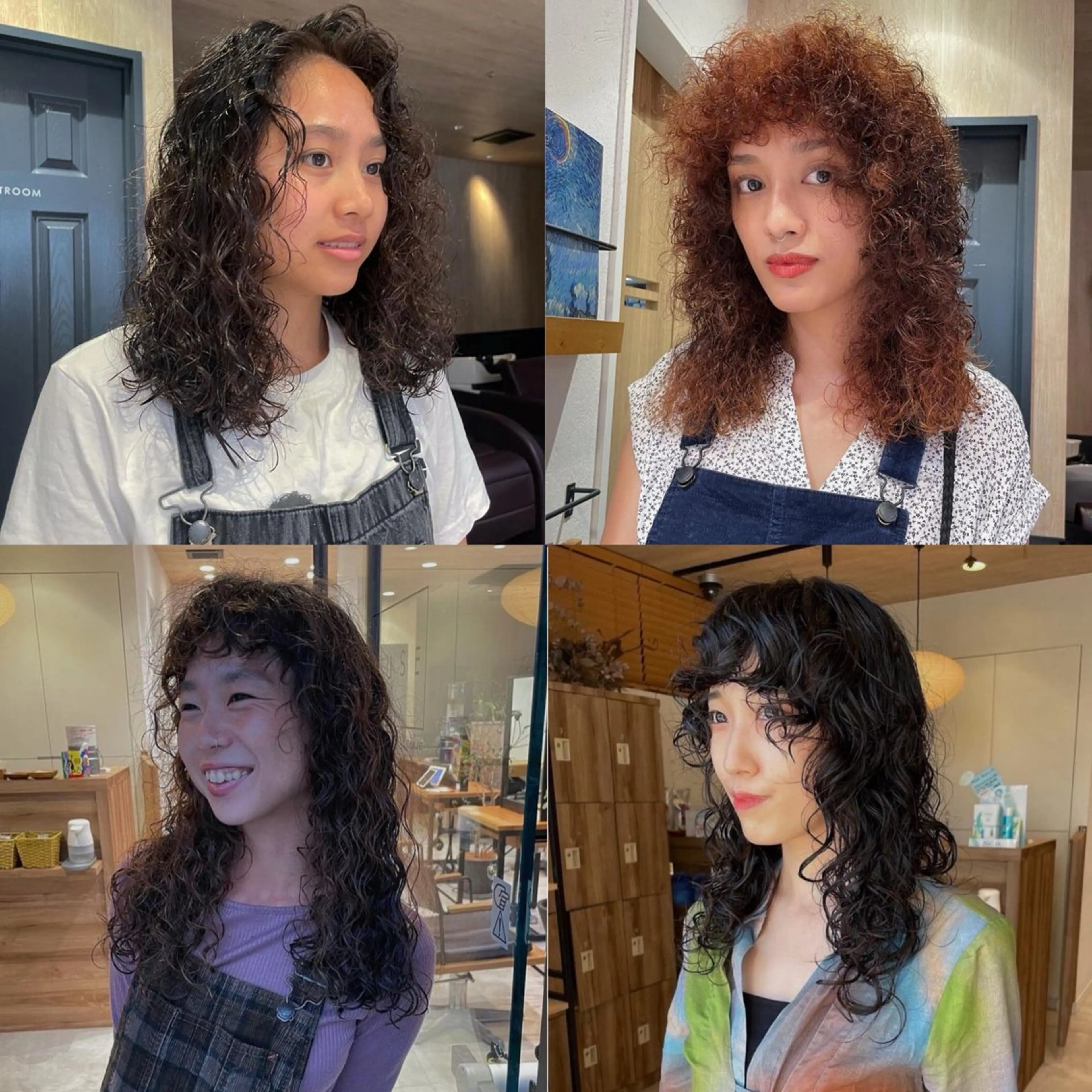 セミロング パーマ セミロングパーマ カット パーマ パーマ指名No1 /namiのヘアスタイル