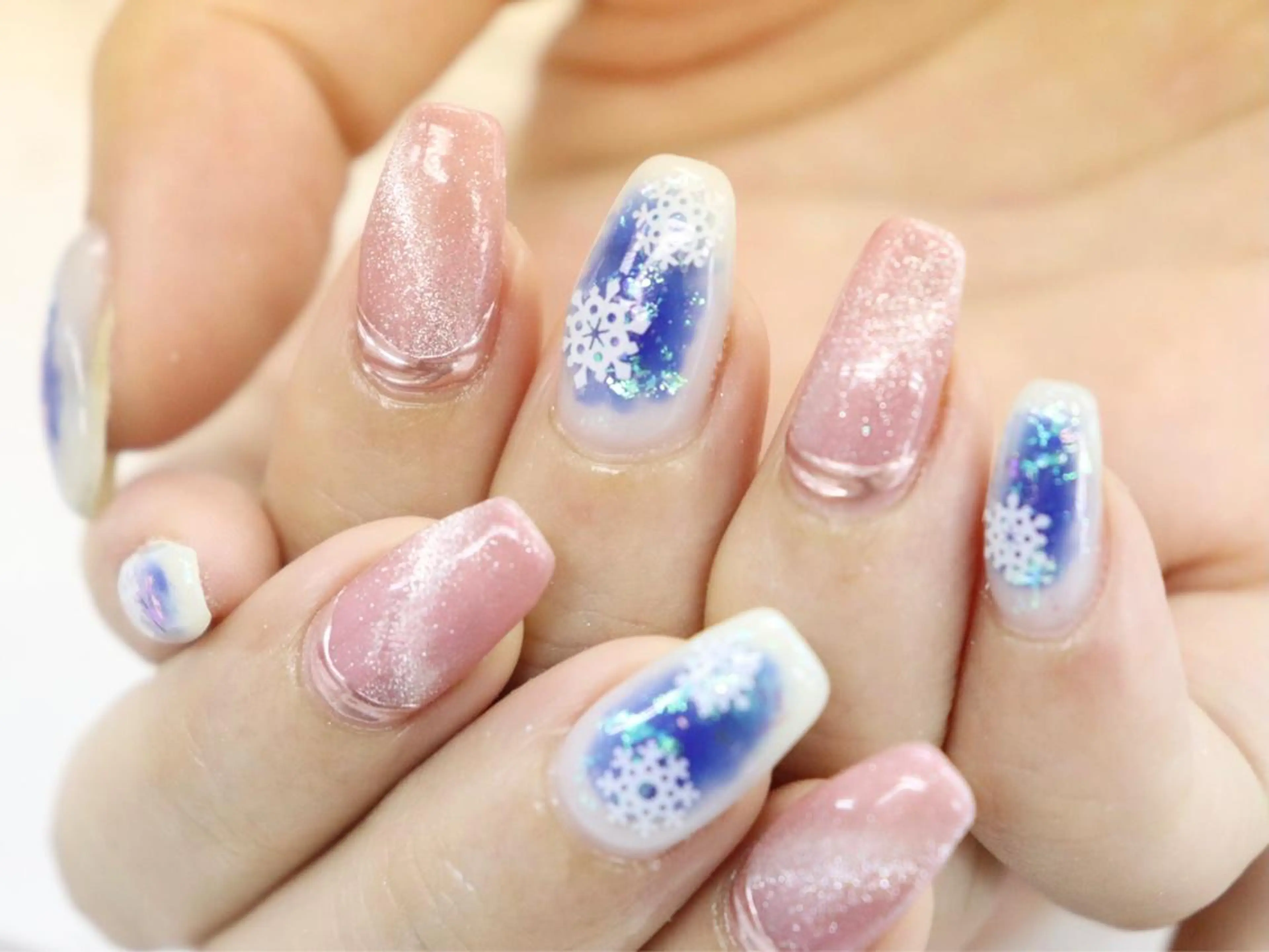 ネイル ミラーネイル ニュアンスネイル Dolce.Nail 柏店のネイルデザイン