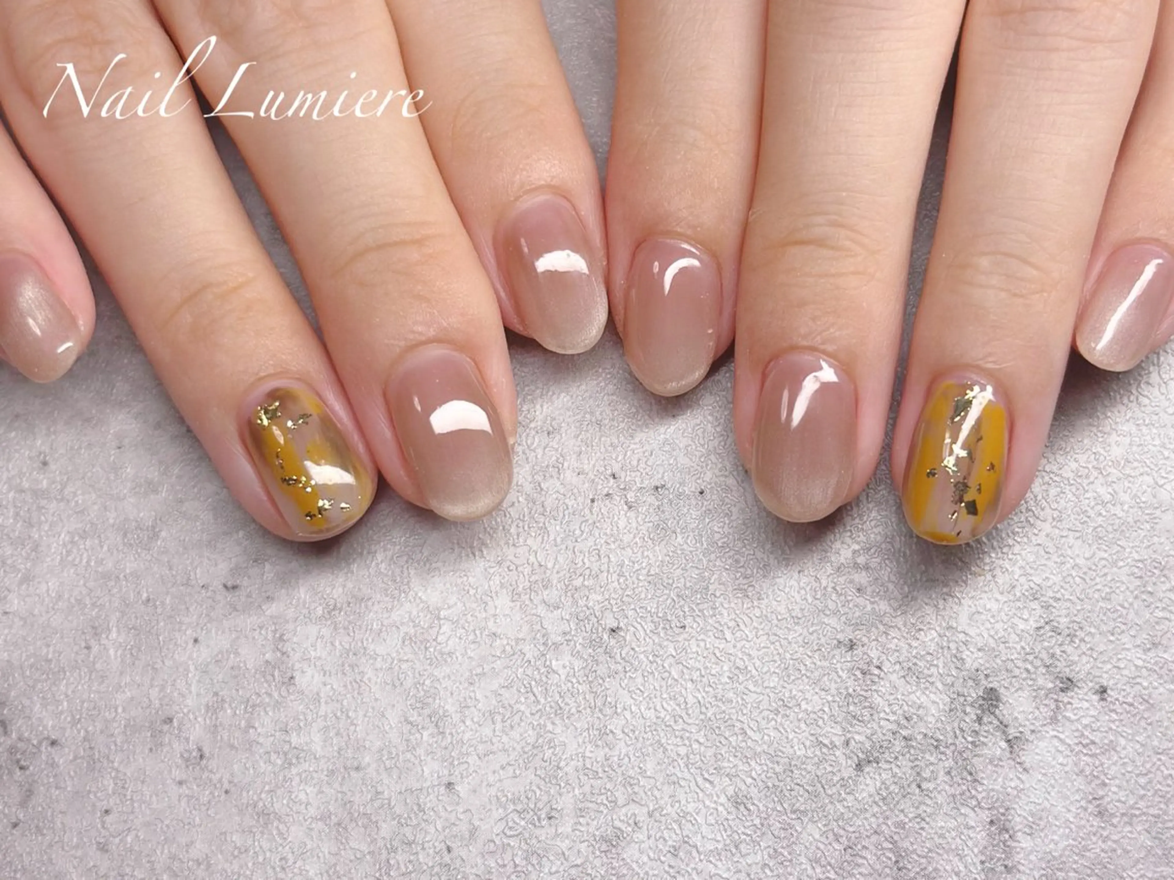 ネイル アートネイル マグネットネイル Lumiere 名古屋伏見のネイルデザイン