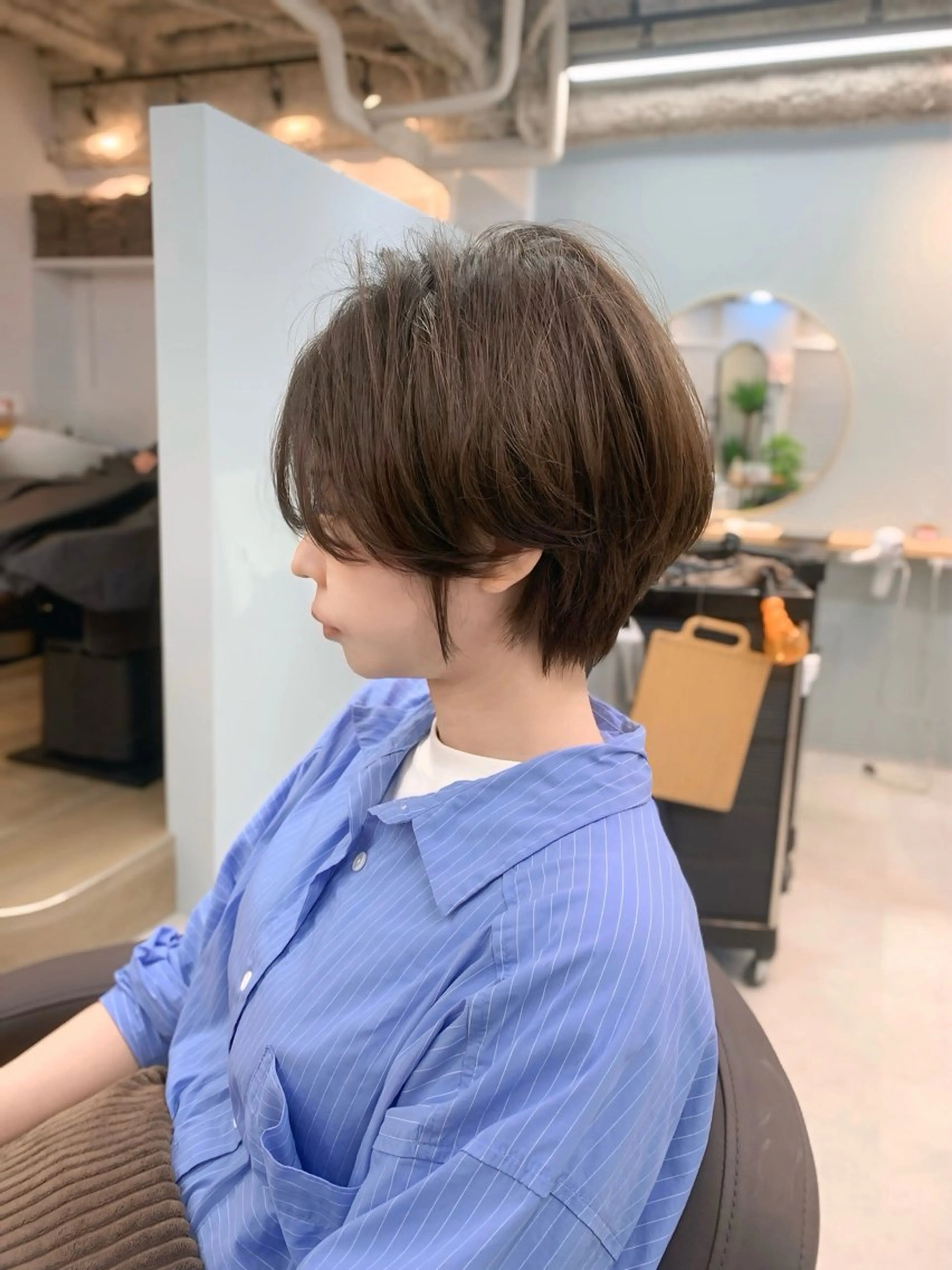 ショート カラー 前田 健太のヘアスタイル