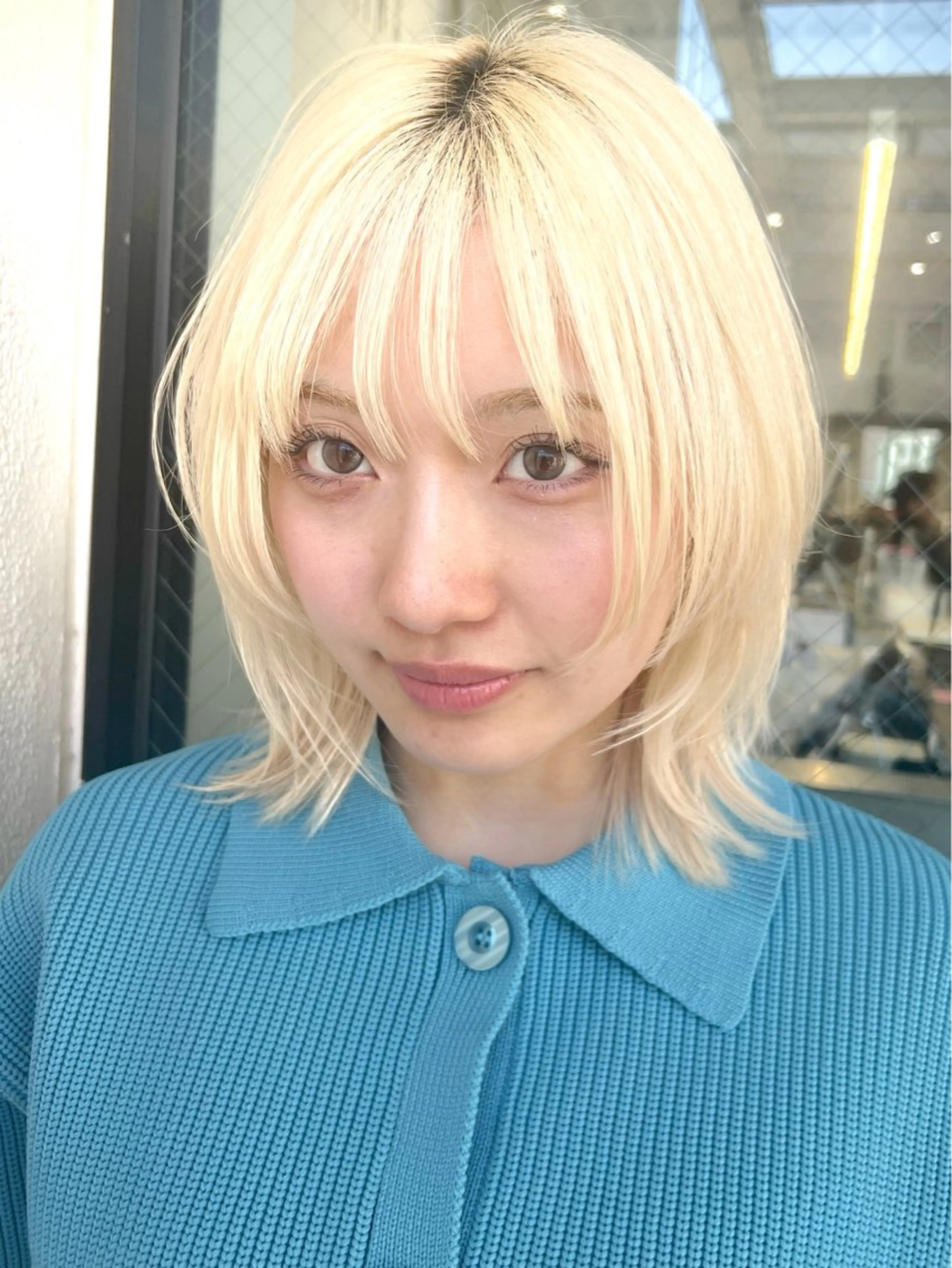 ミディアム カラー ⟡ボブ⟡レイヤー⟡ MINX岩下愛翔のヘアスタイル