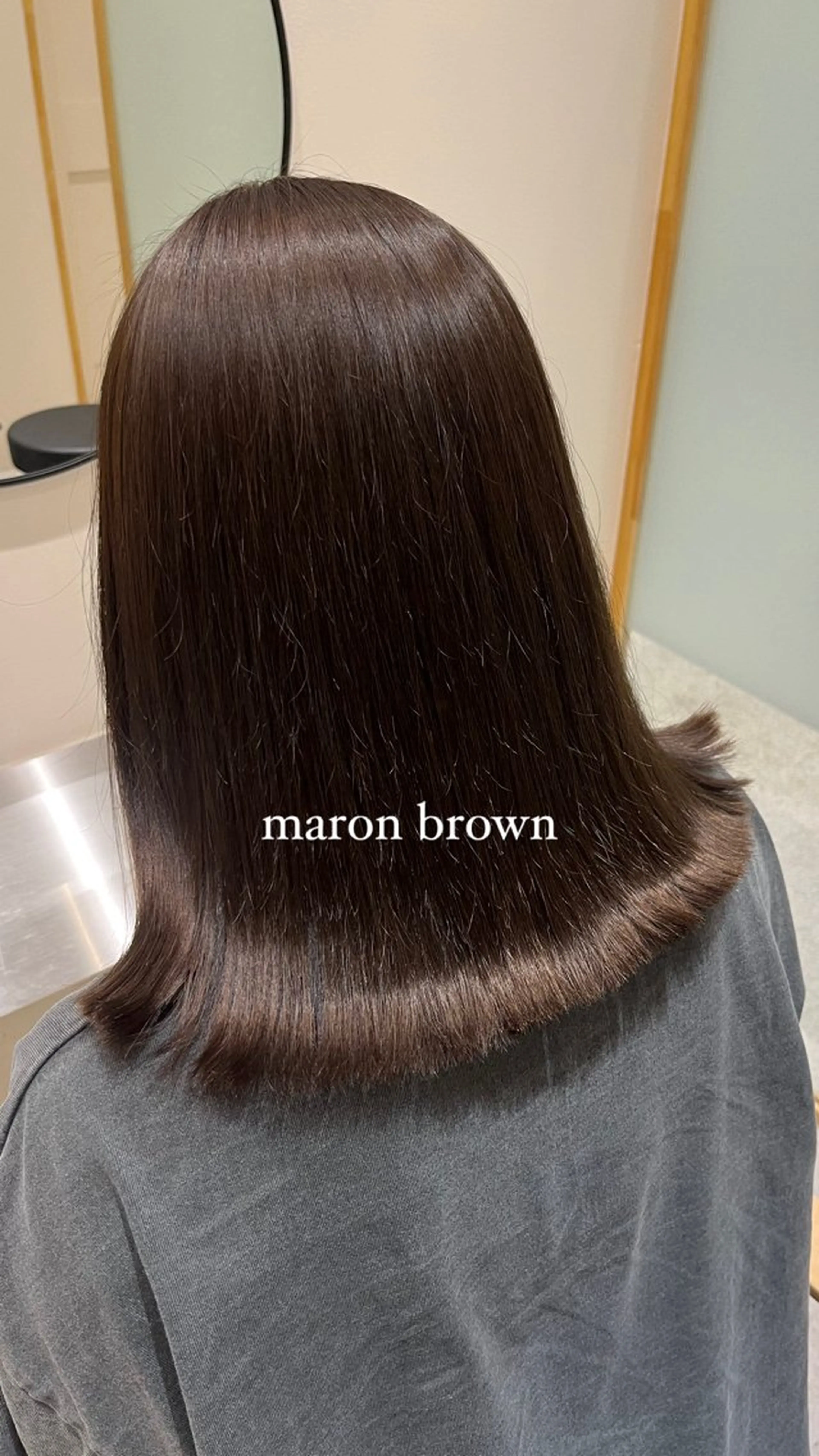 ミディアム 透明感カラー/顔周り カット🎀ヒラバルのヘアスタイル