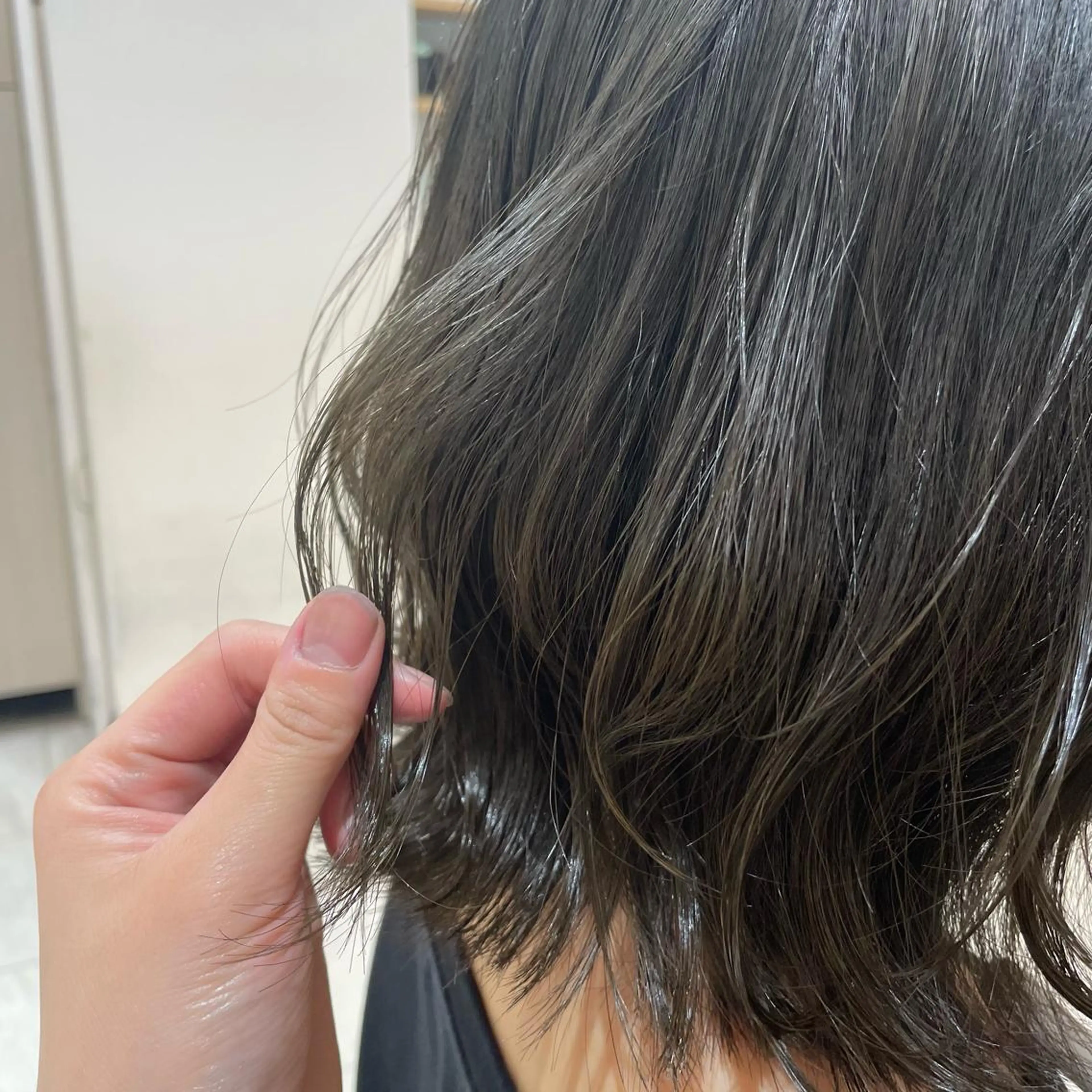 ミディアム 韓国風パーマ/ヘア セット/店長みづきのヘアスタイル