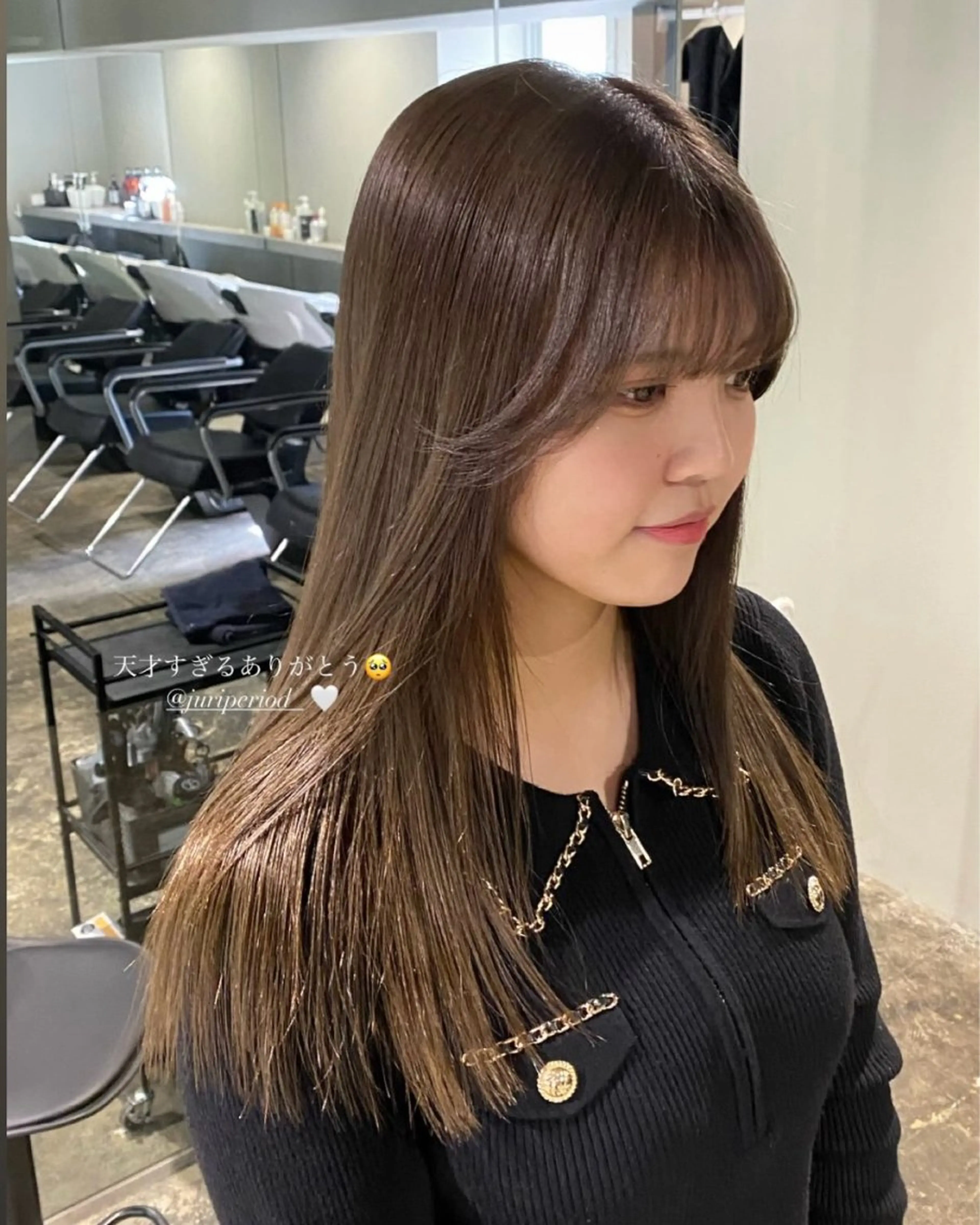 カラー ハッシュカット レイヤー/ juriのヘアスタイル