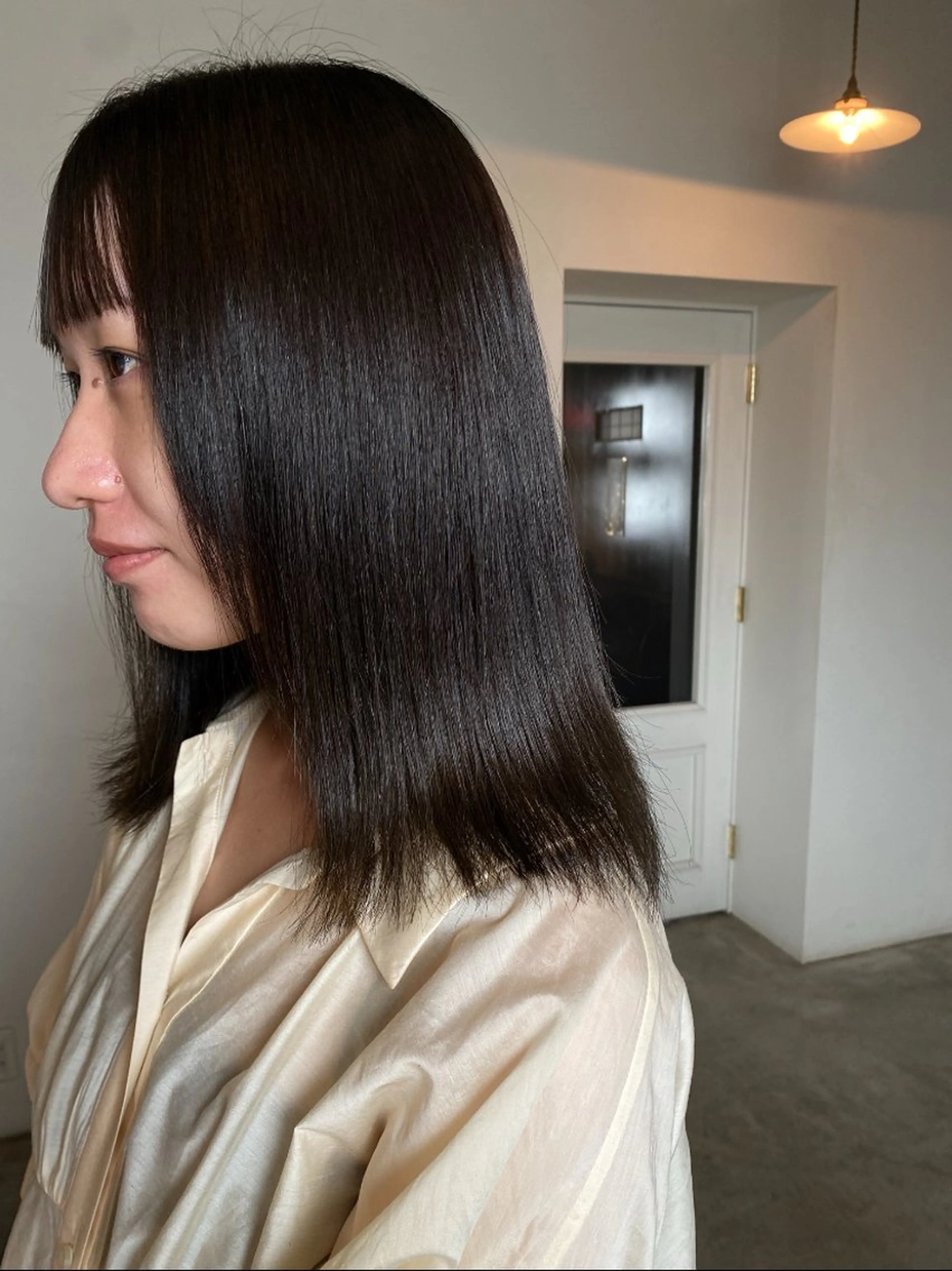 ミディアム カット ヘアカラー トリートメント 今泉 颯太/room3のヘアスタイル