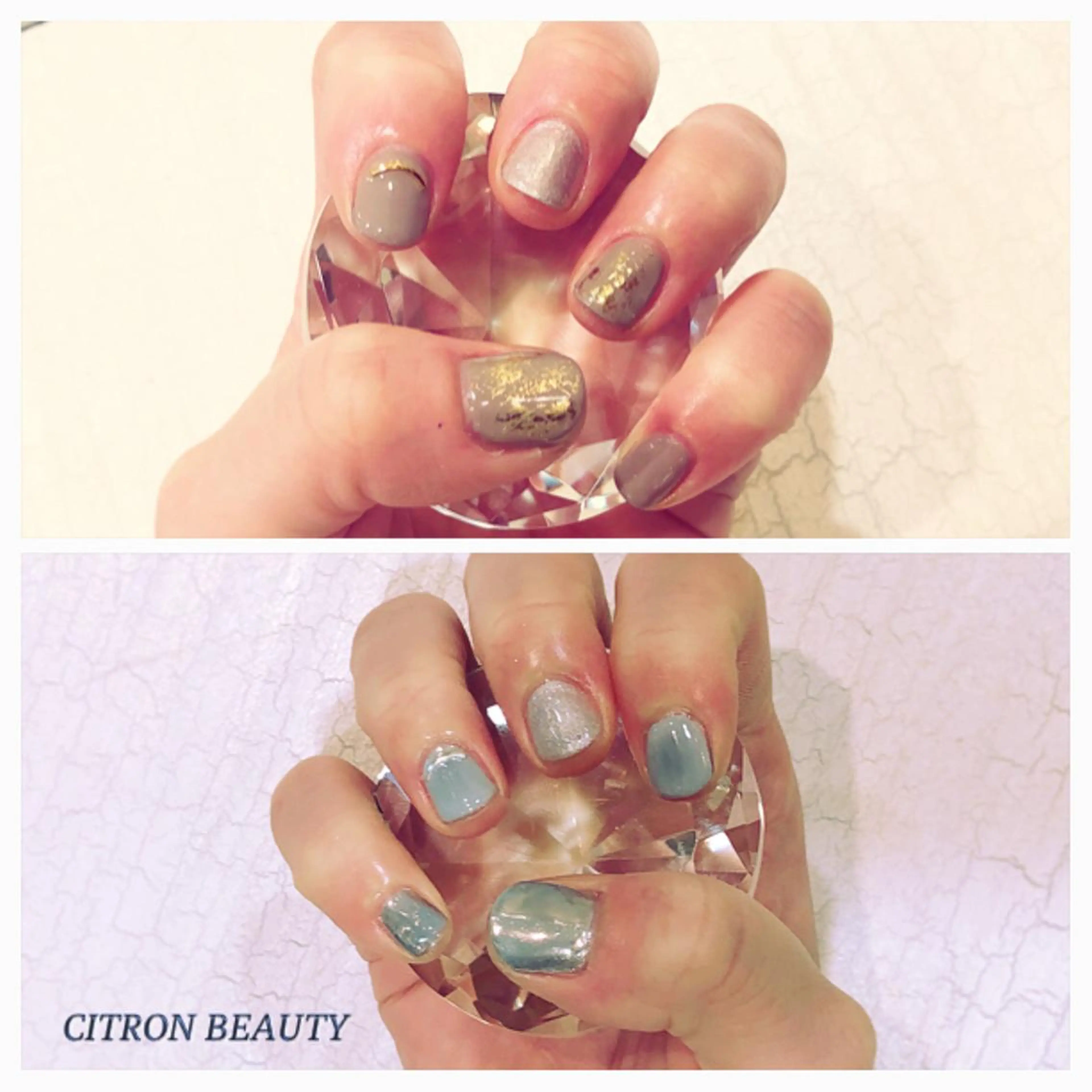 ネイル ミラーネイル CITRON NAIL💅練習生のネイルデザイン