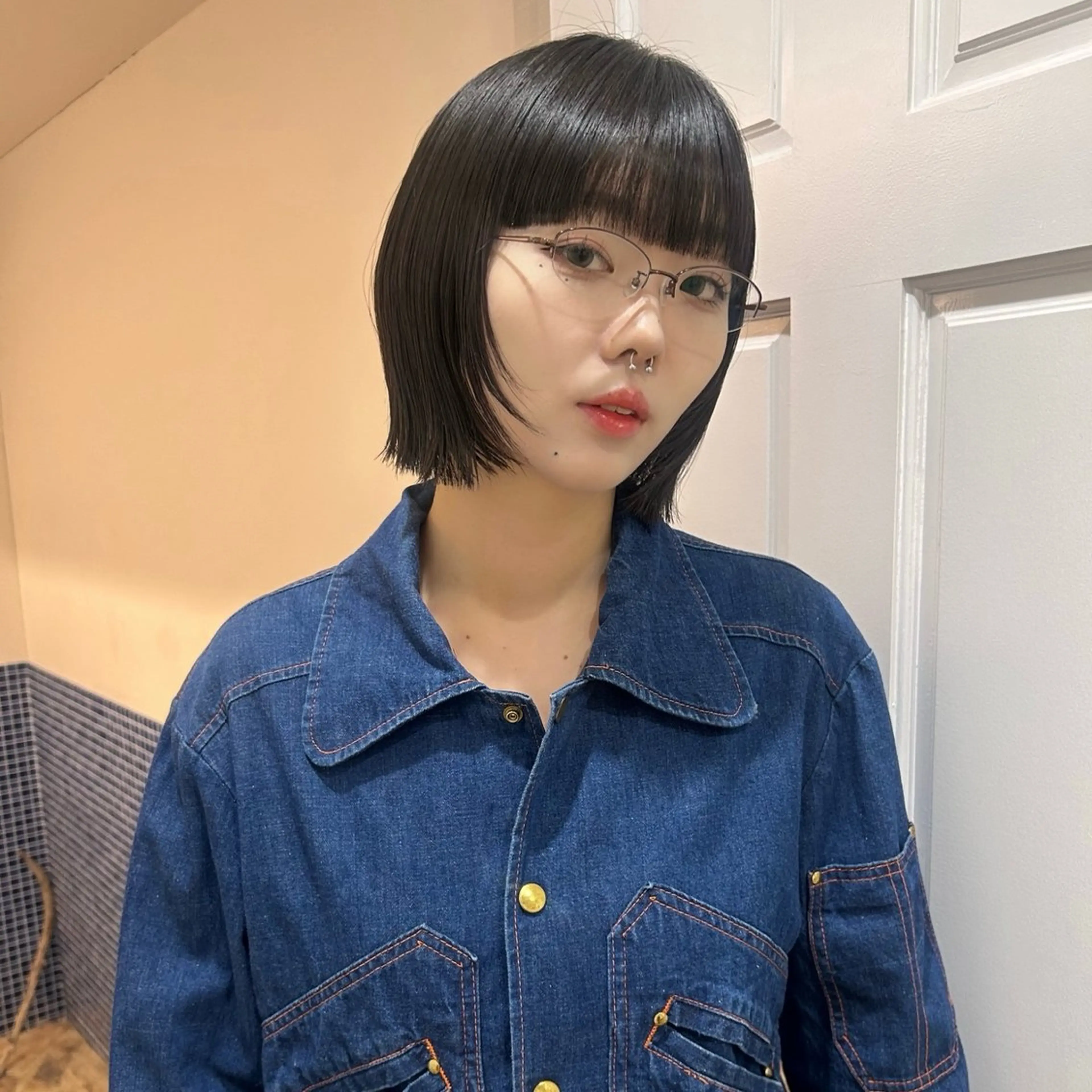 ミディアム カラー mi yuのヘアスタイル