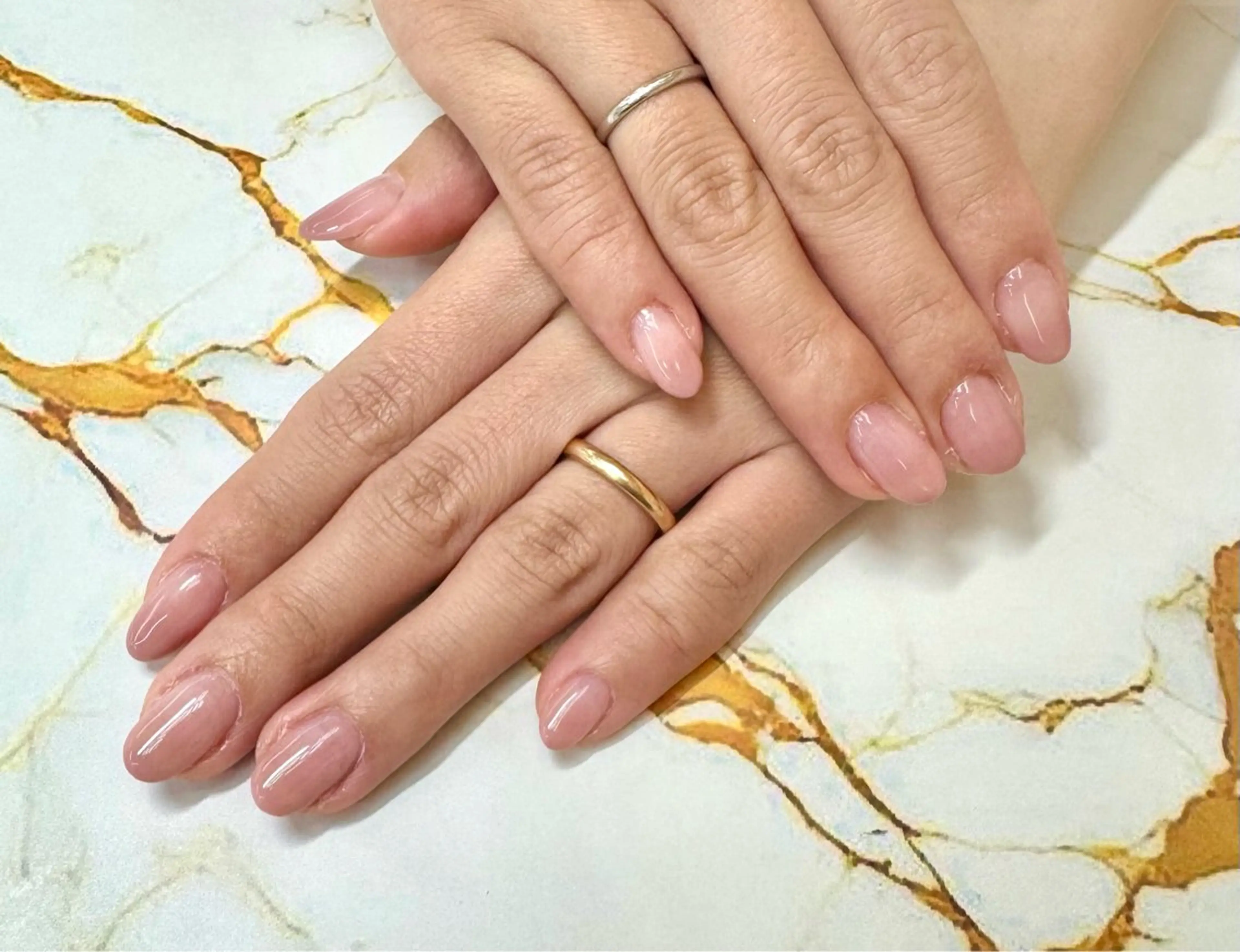 ネイル ピンク Luz de Amberのネイルデザイン