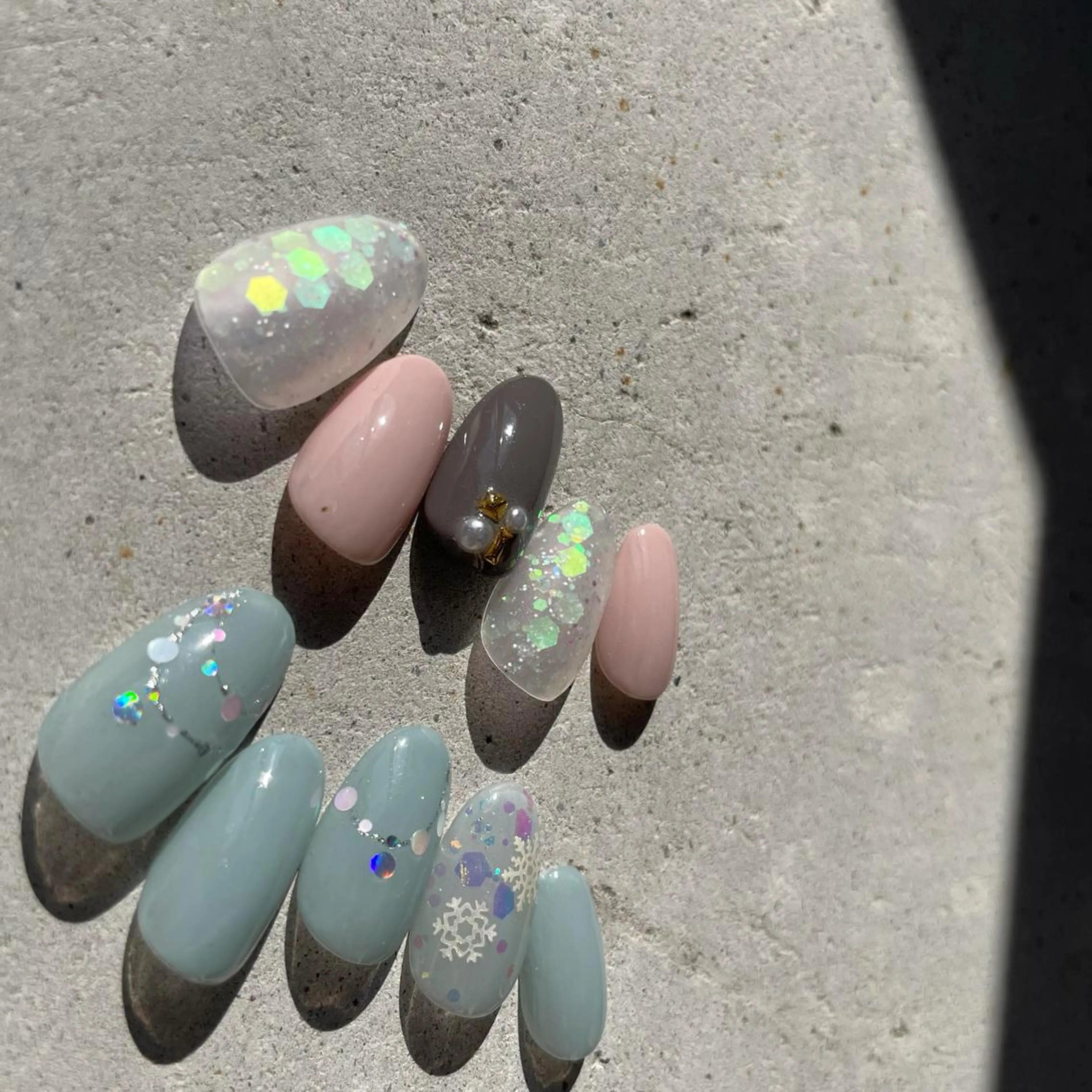 ネイル キラキラネイル nail salon Aymのネイルデザイン