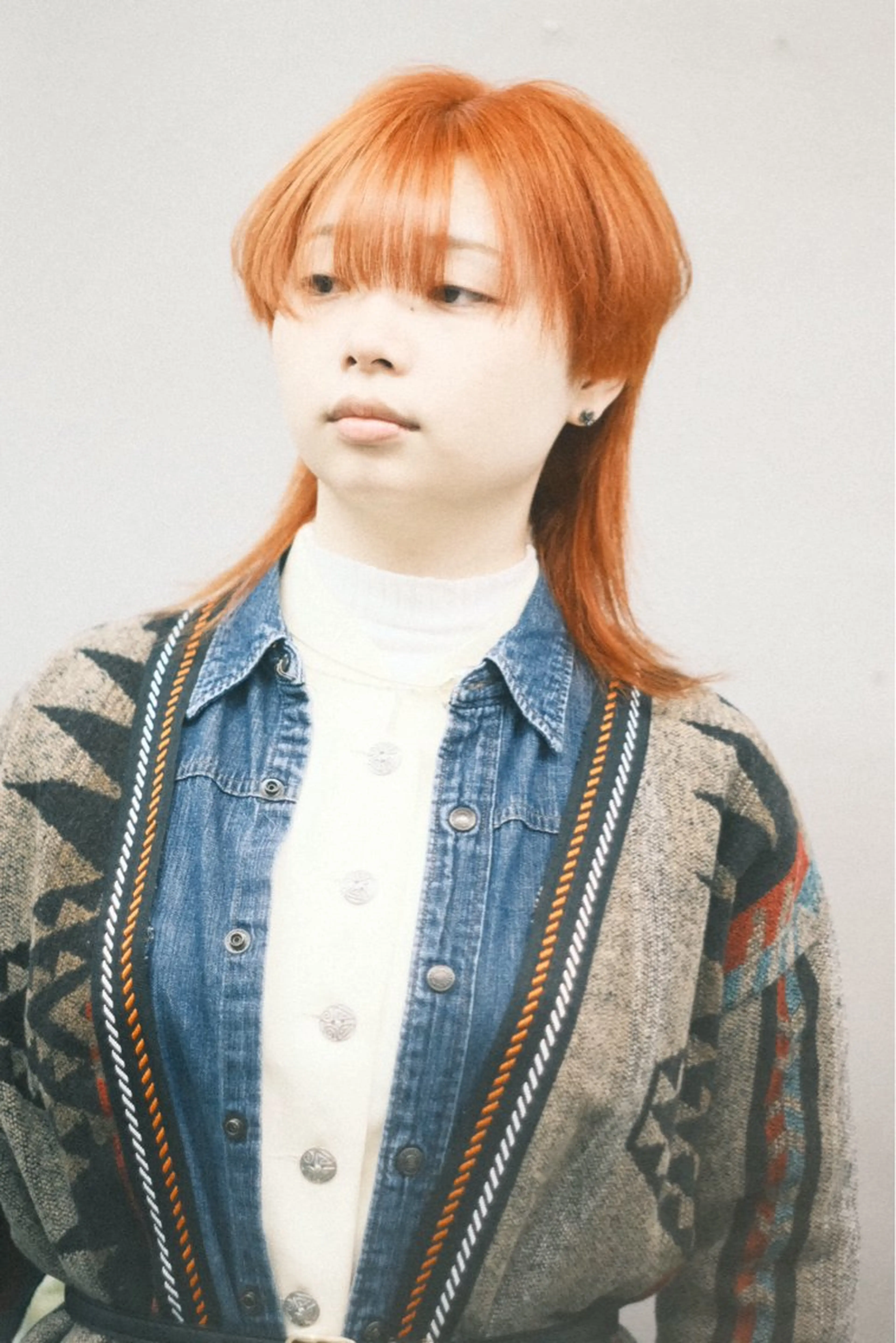 ミディアム カラー ヘアアレンジ カット ヘアカラー トリートメント 個性爆弾💣 ダブルカラー/ゆかのヘアスタイル