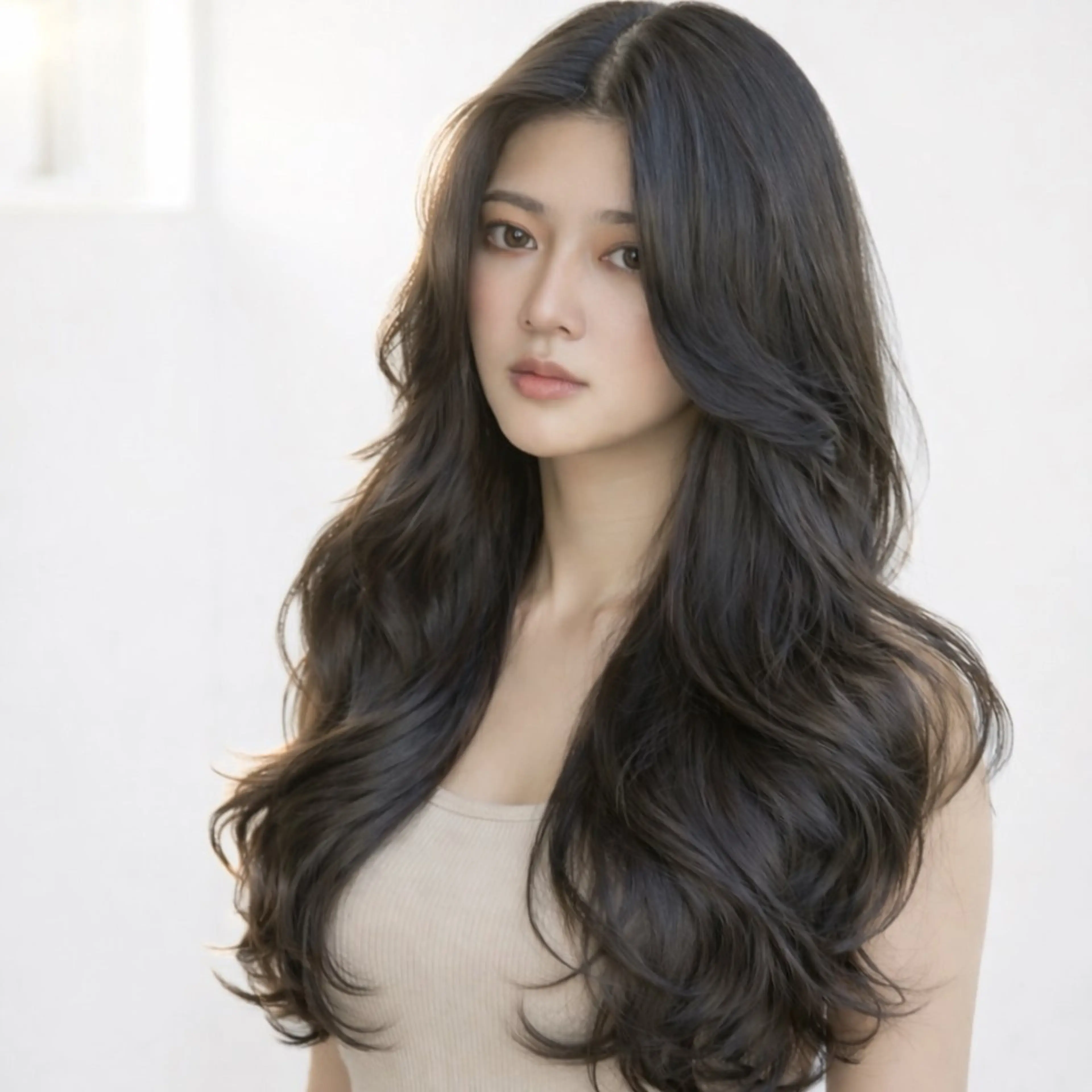 ロング w/o所属・スタイリスト/ 武蔵新城/羽吹紗南のヘアスタイル