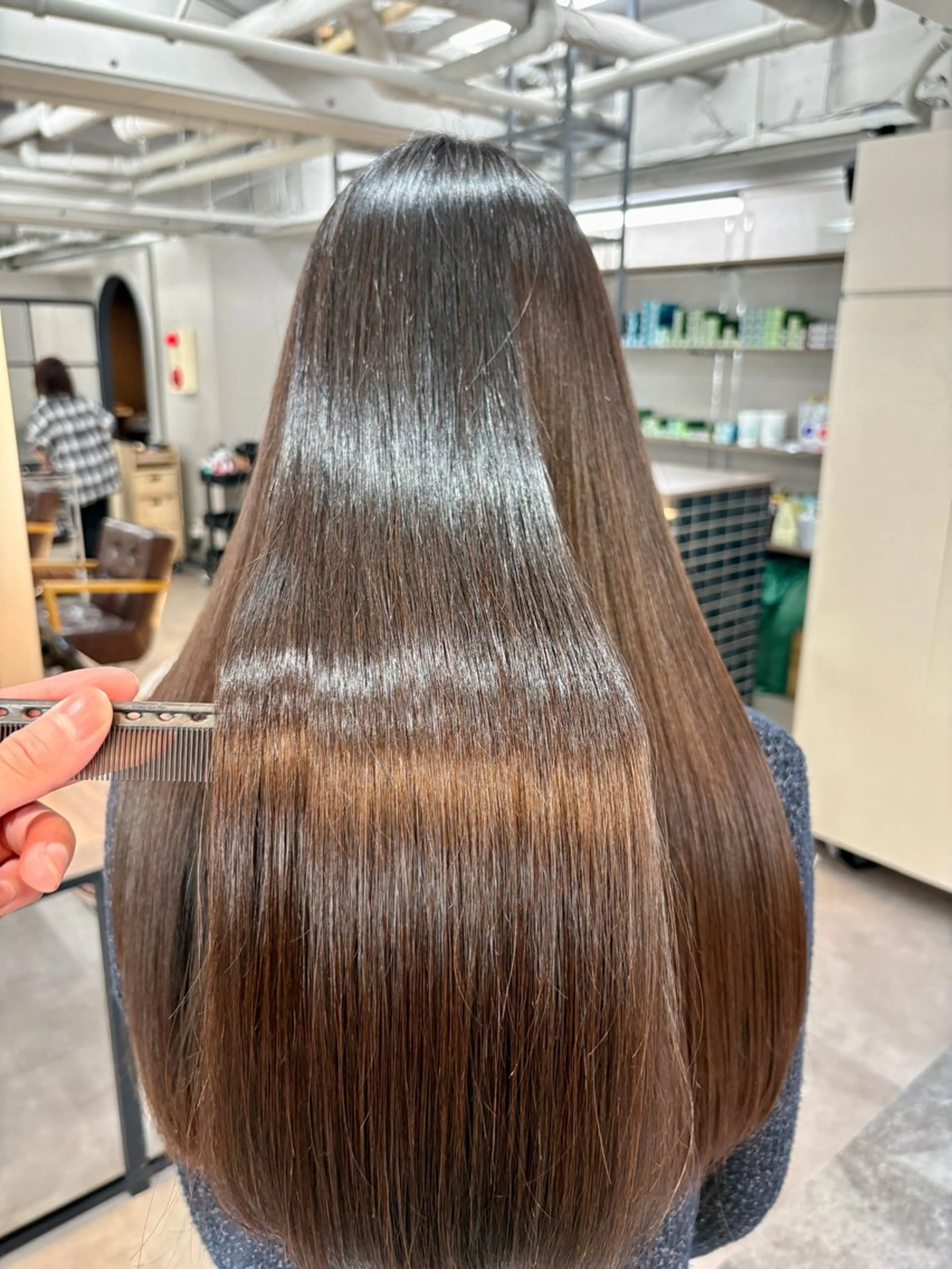 ロング 縮毛矯正 縮毛矯正 💎艶髪／美髪特化 世麗💎のヘアスタイル