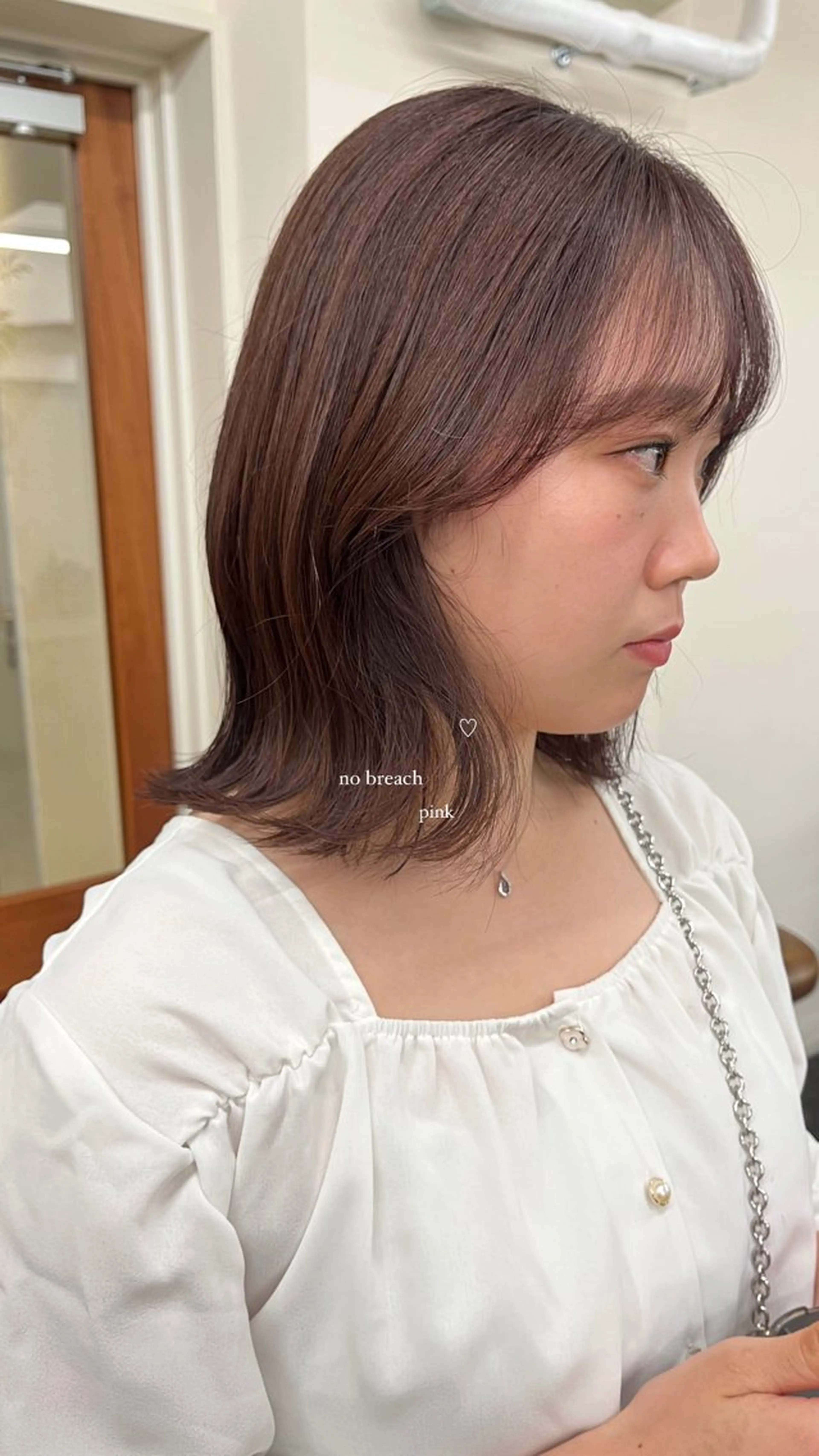 ミディアム カラー Garland  Ginza所属・モモ🍑 レイヤー/ボブ/暖色のヘアスタイル
