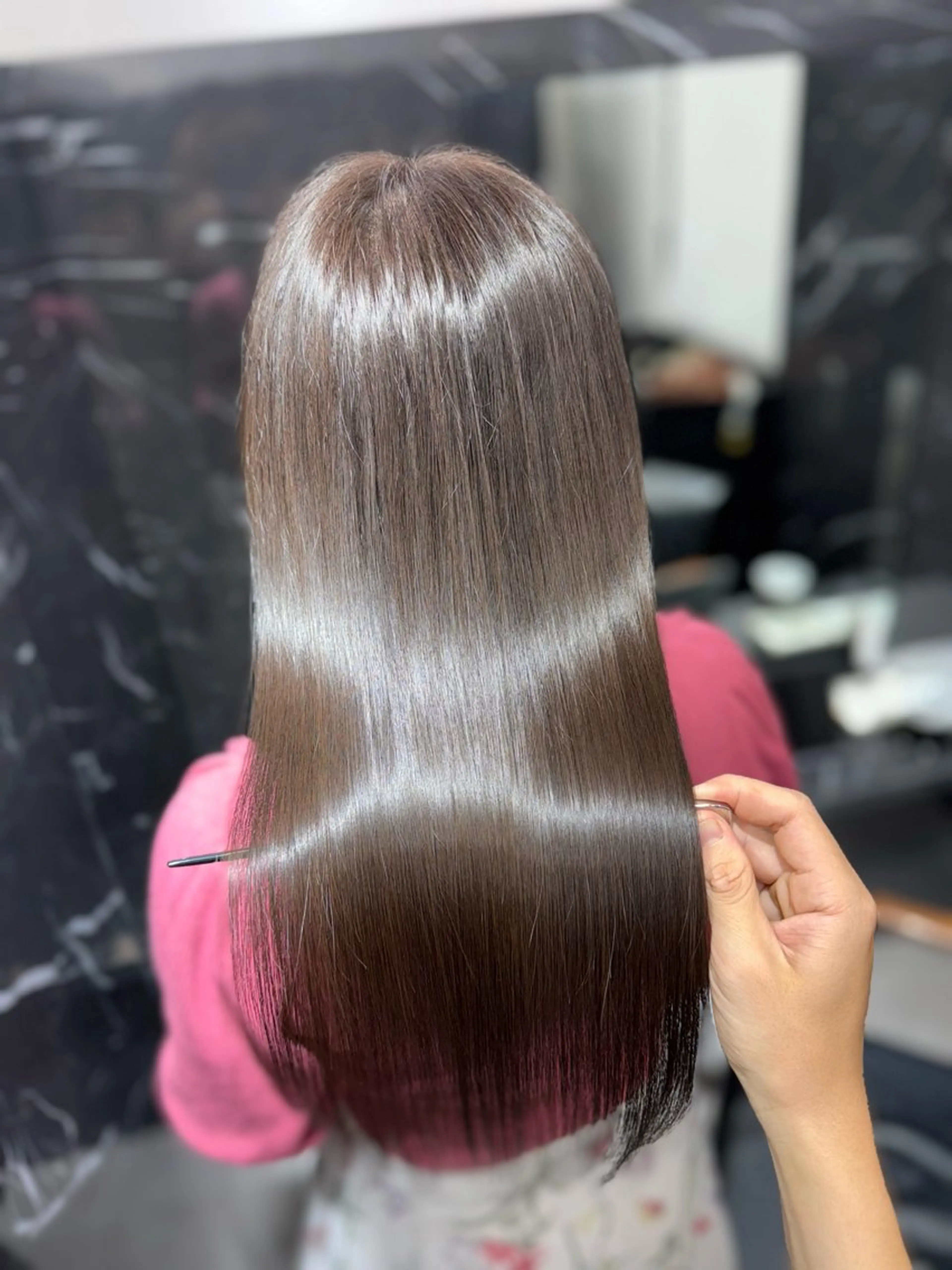 ロング JIN|乾かしただけ 美髪矯正本格髪質改善のヘアスタイル