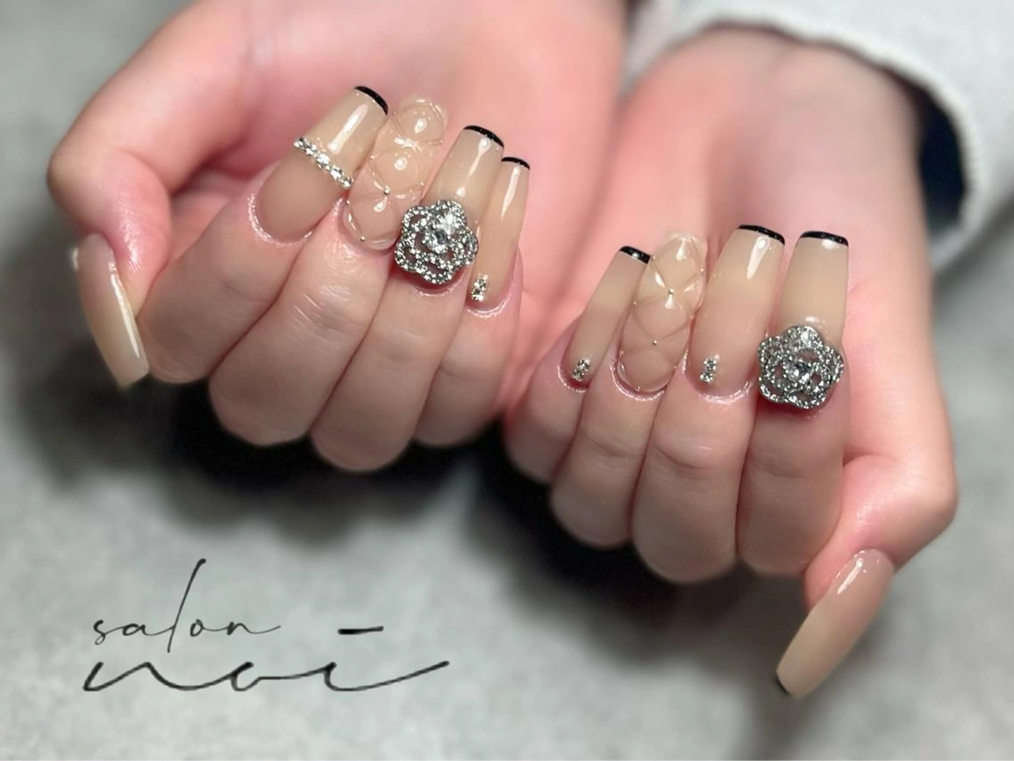 ネイル ロングネイル スカルプネイル ハンドネイル salon noi所属・salon noiのネイルデザイン