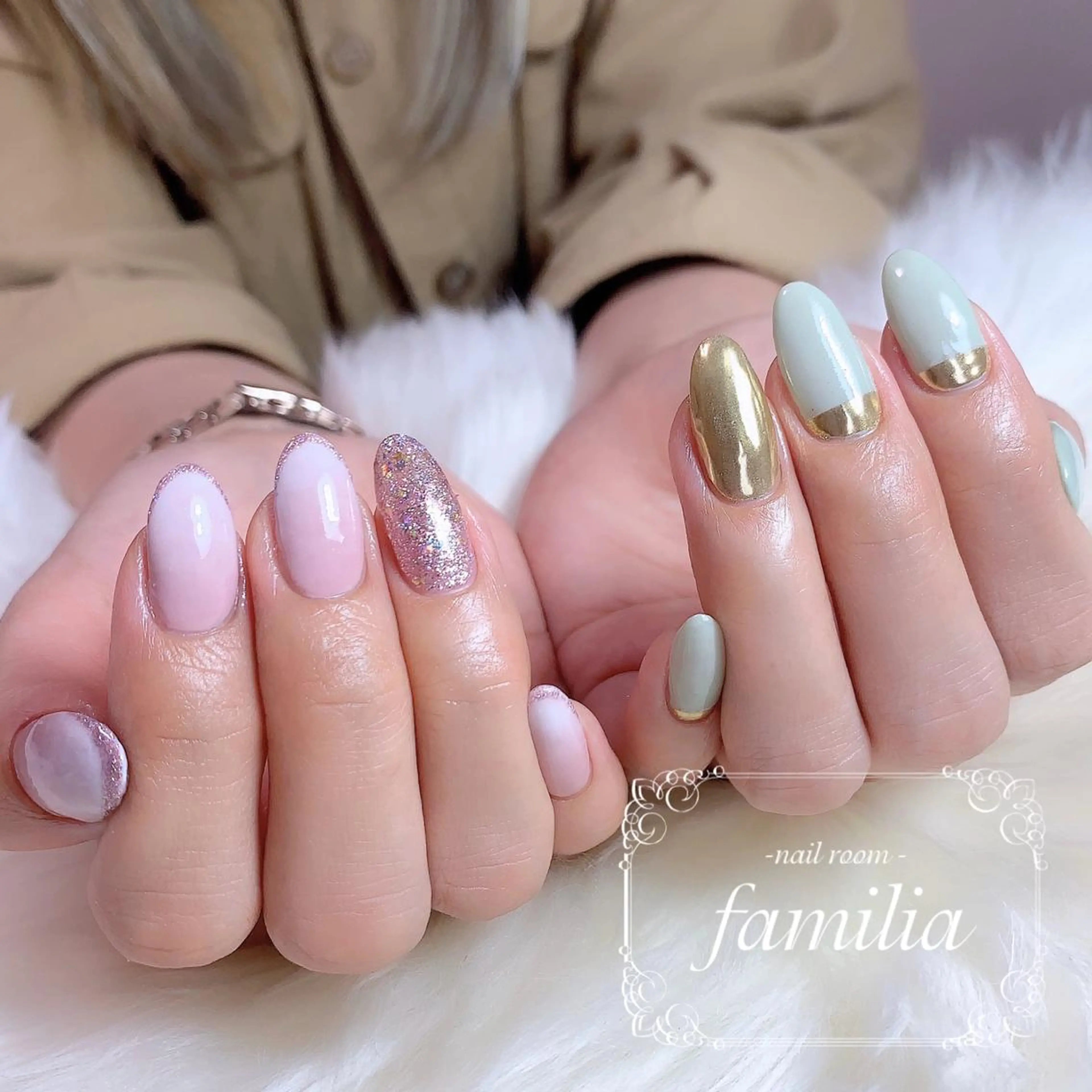ネイル ハンドネイル -nailroom- familiaのネイルデザイン