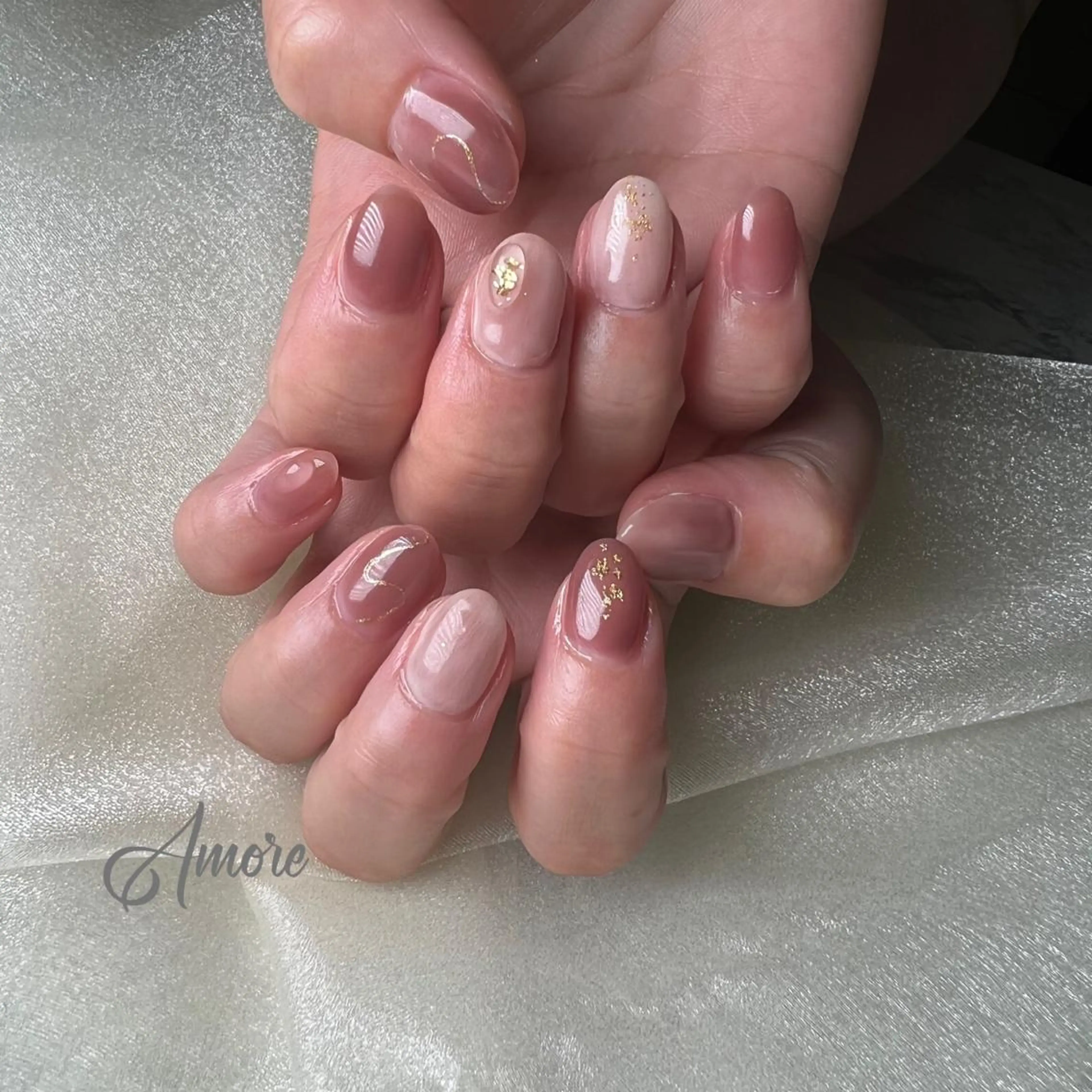 ネイル ジェルネイル 氷ネイル・うるうるネイル マグネットネイル ミラーネイル ニュアンスネイル You kyehwaのネイルデザイン