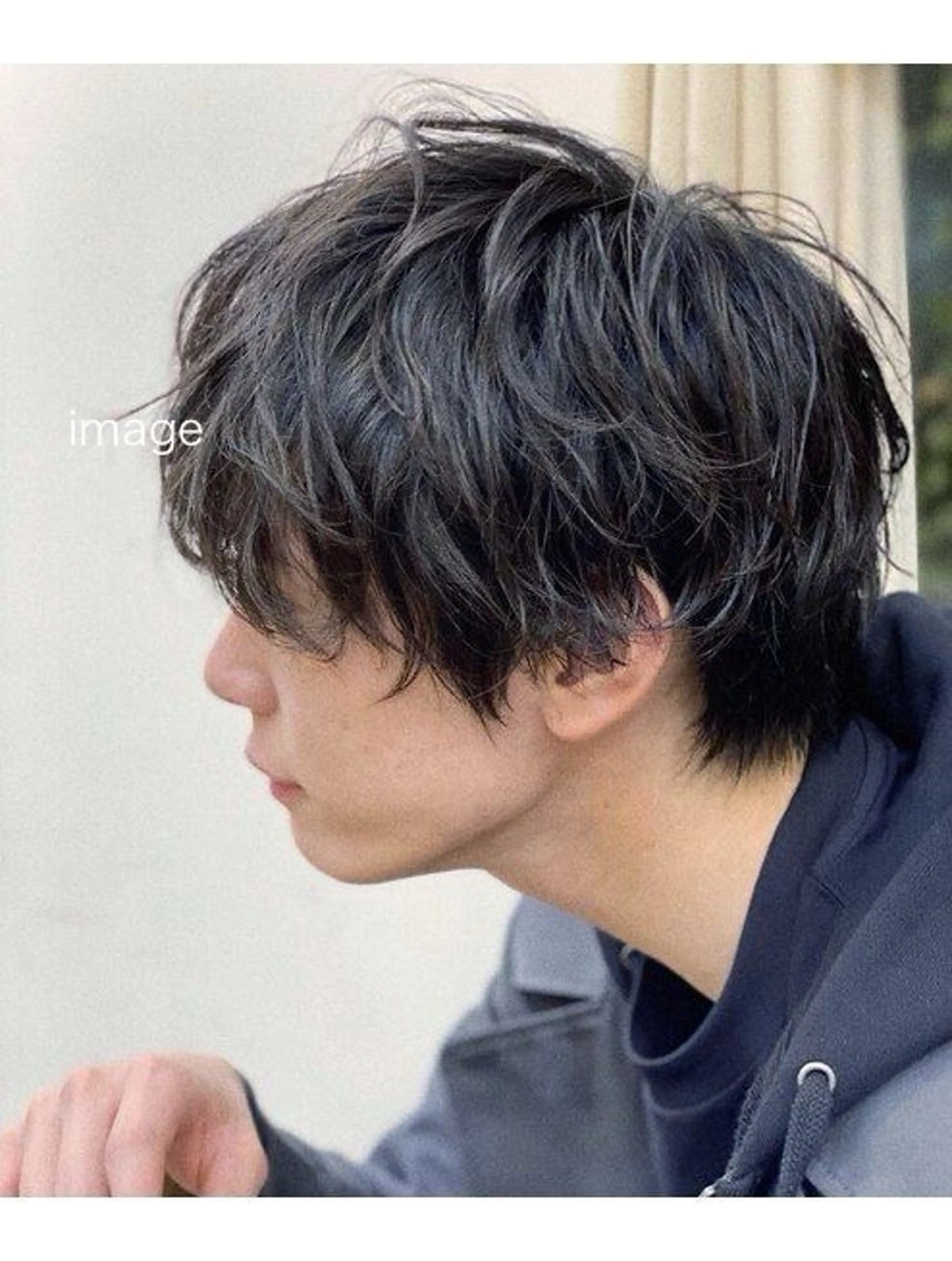 メンズ 韓国レイヤー/ショー ト/nodokaのヘアスタイル